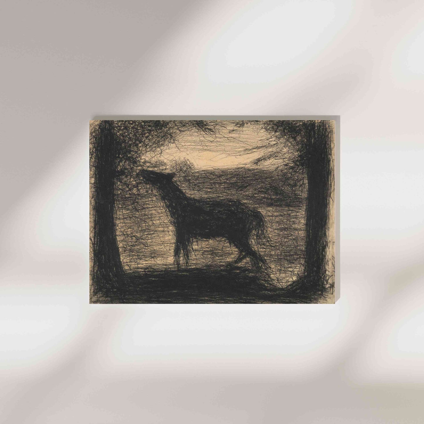 Foal (The Colt) - Georges Seurat 1882–83