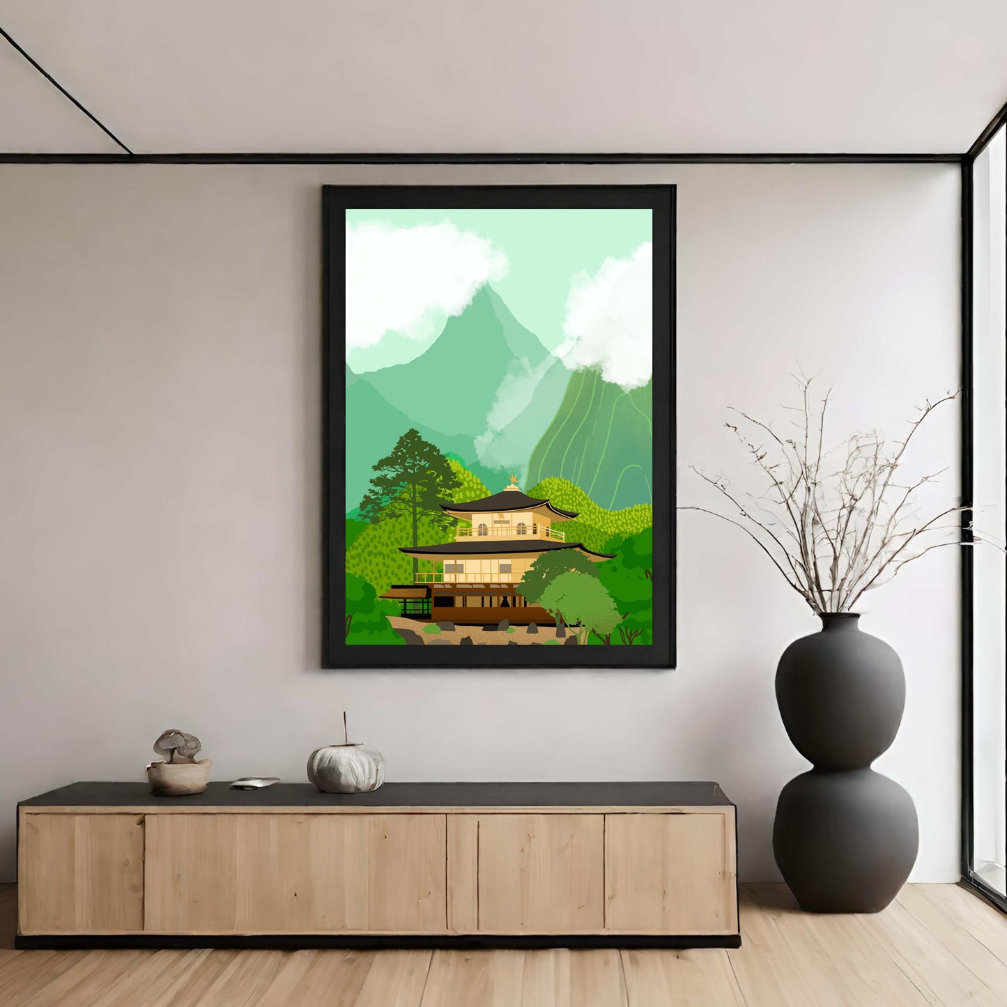 Serene Splendor: Japanese Temple