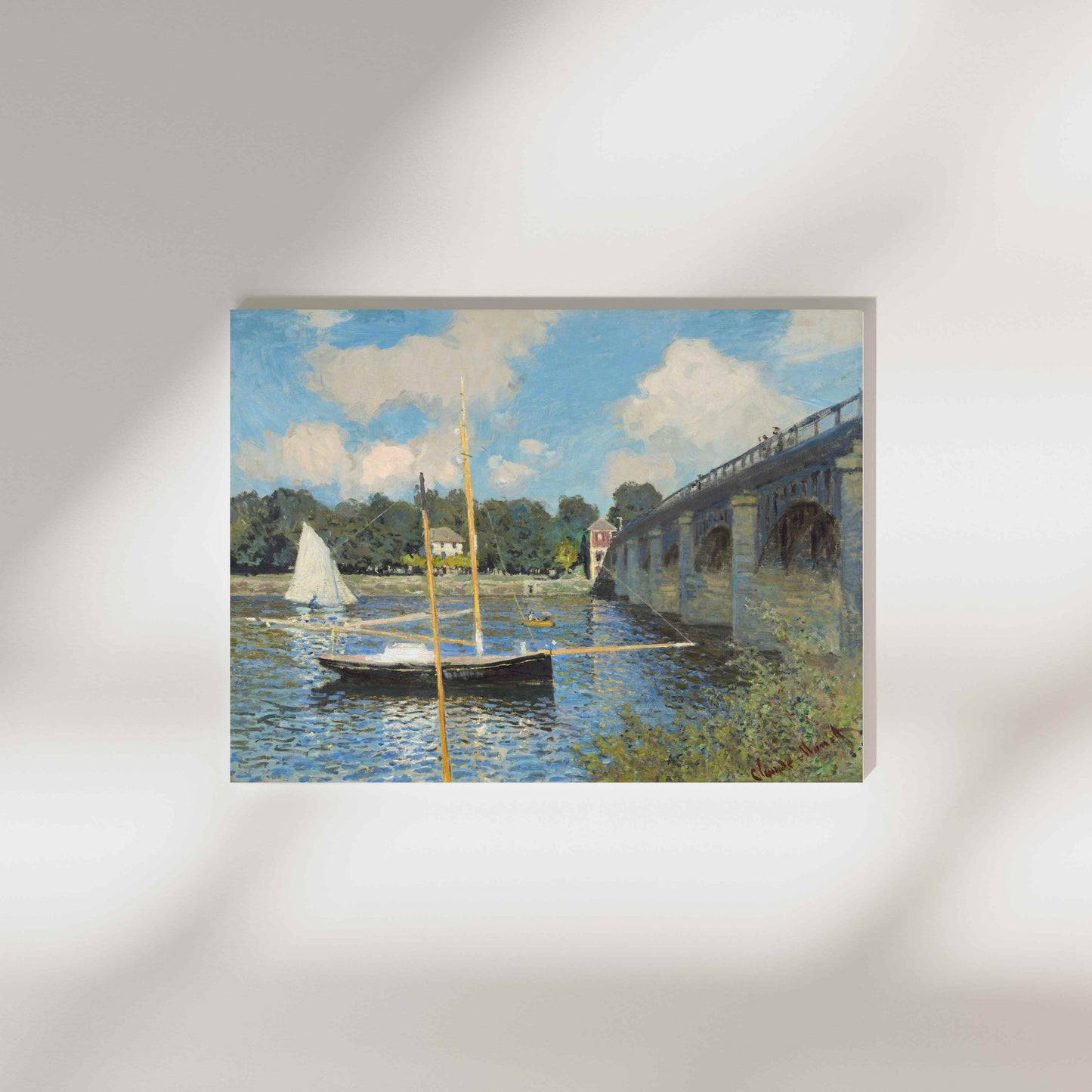 The Bridge at Argenteuil - Claude Monet 1874