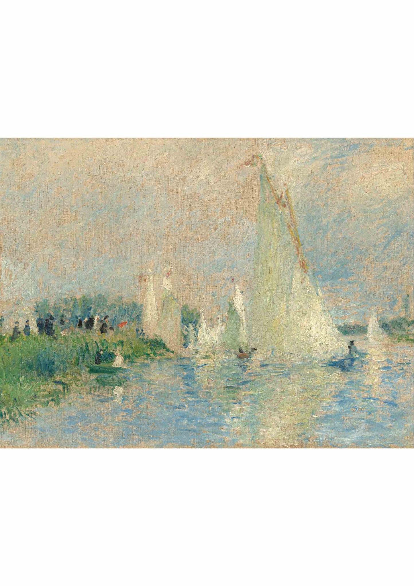 Regatta at Argenteuil - Auguste Renoir 1874