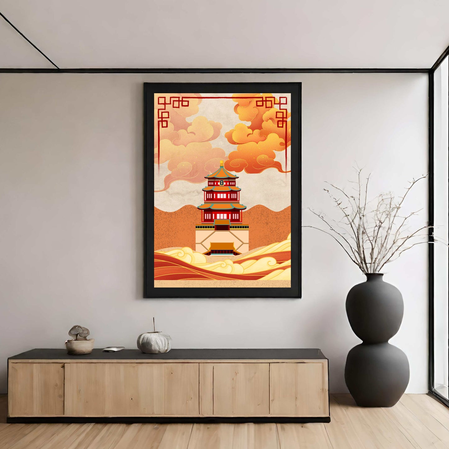 Elegant Temples: Traditional Japanese Artistry