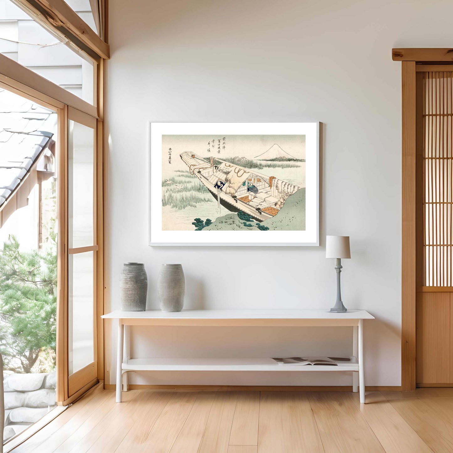 Ushibori in Hitachi Province - Katsushika Hokusai ca. 1830-32