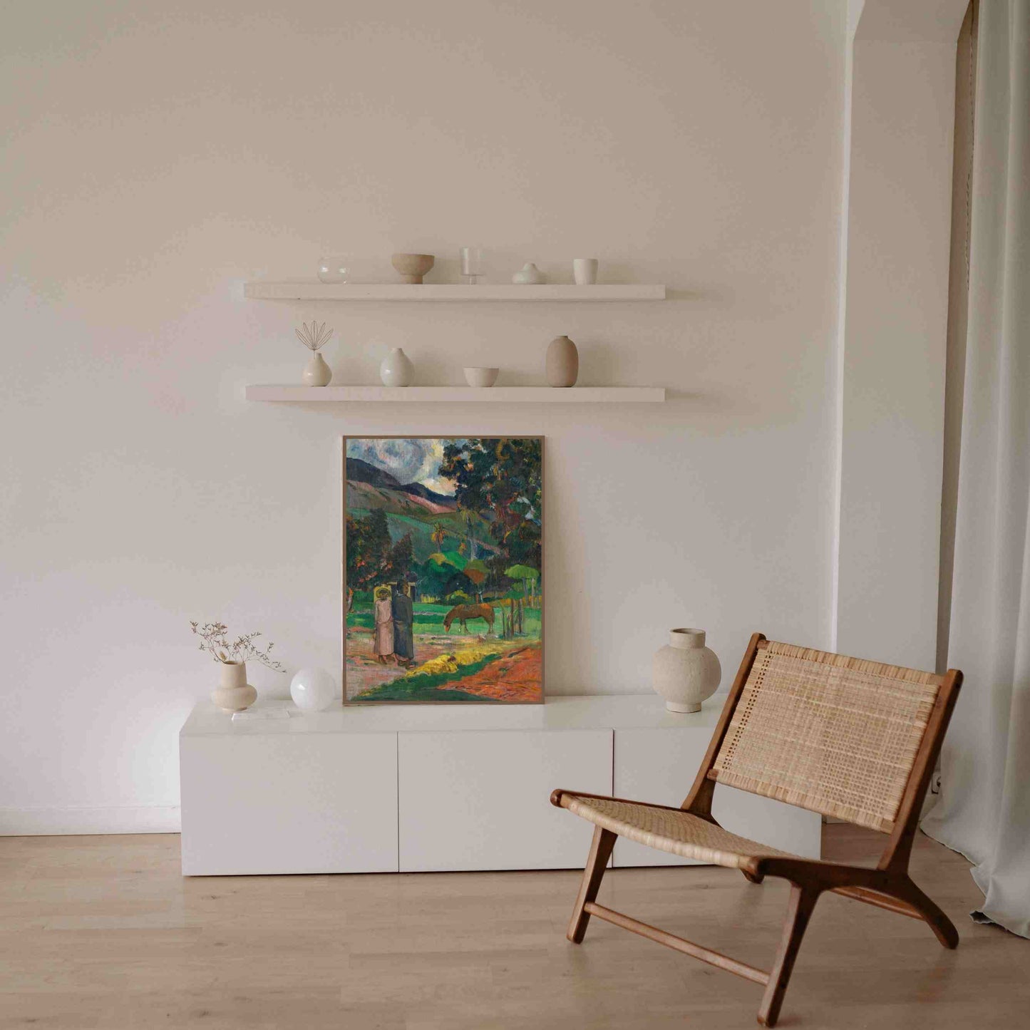 Tahitian Landscape - Paul Gauguin 1892