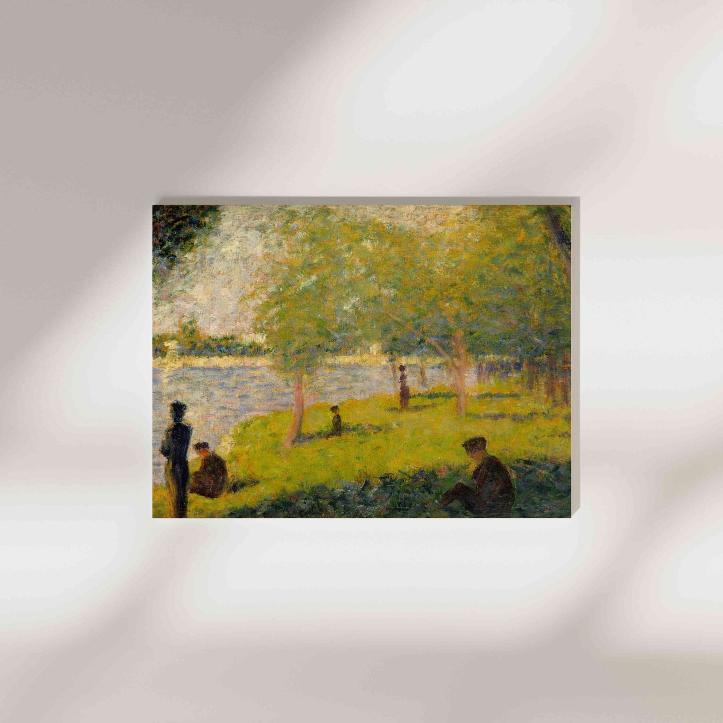 Study for A Sunday on La Grande Jatte - Georges Seurat 1884