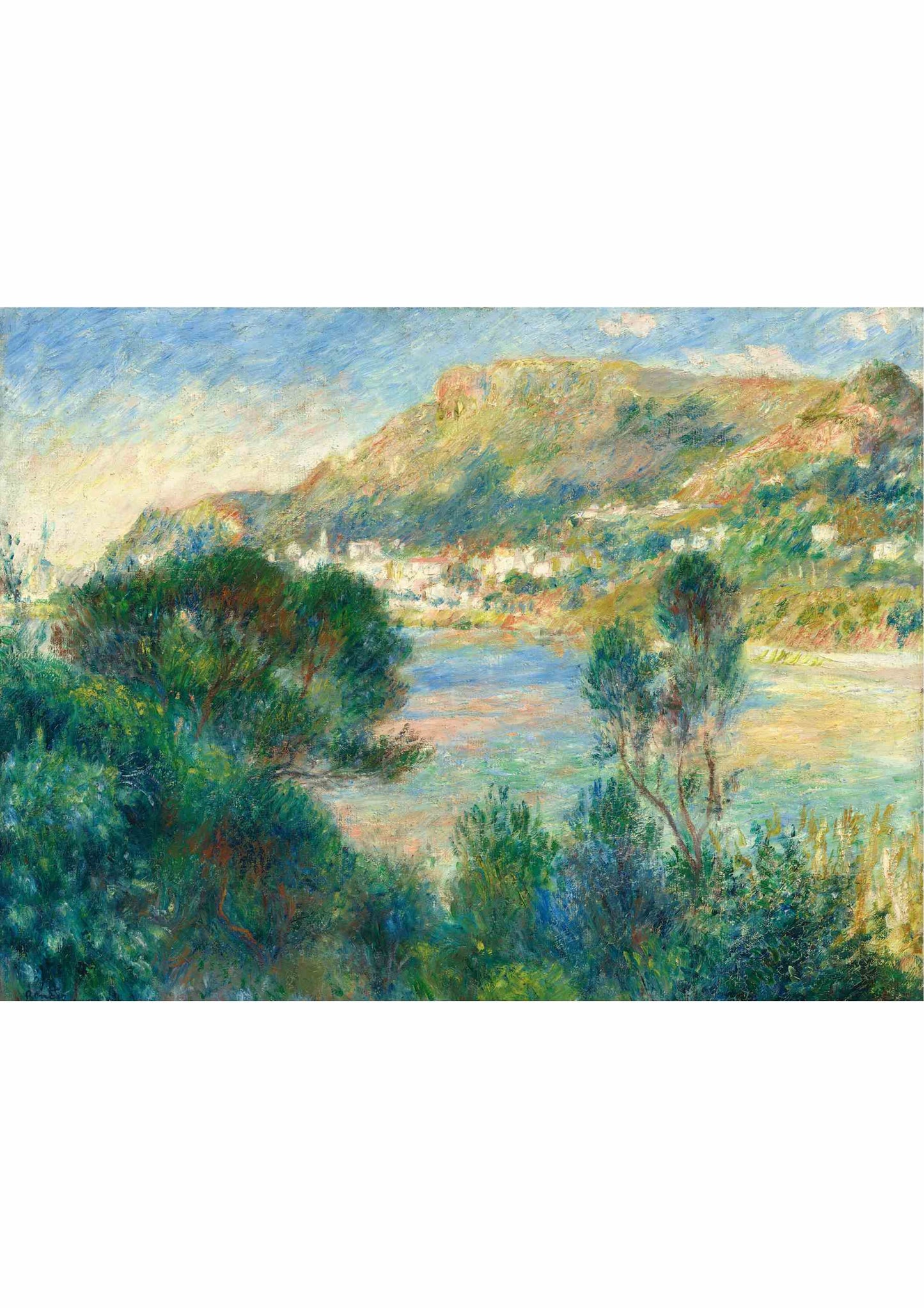 View of Monte Carlo from Cap Martin - Auguste Renoir 1884
