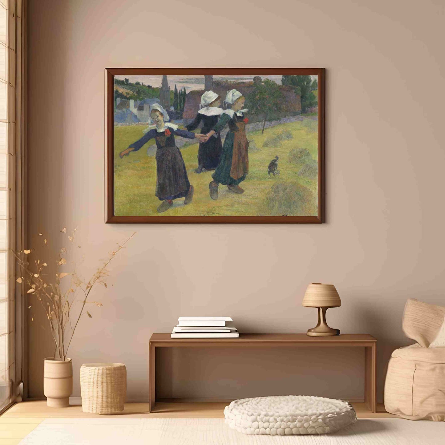 Breton Girls Dancing, Pont-Aven - Paul Gauguin 1888