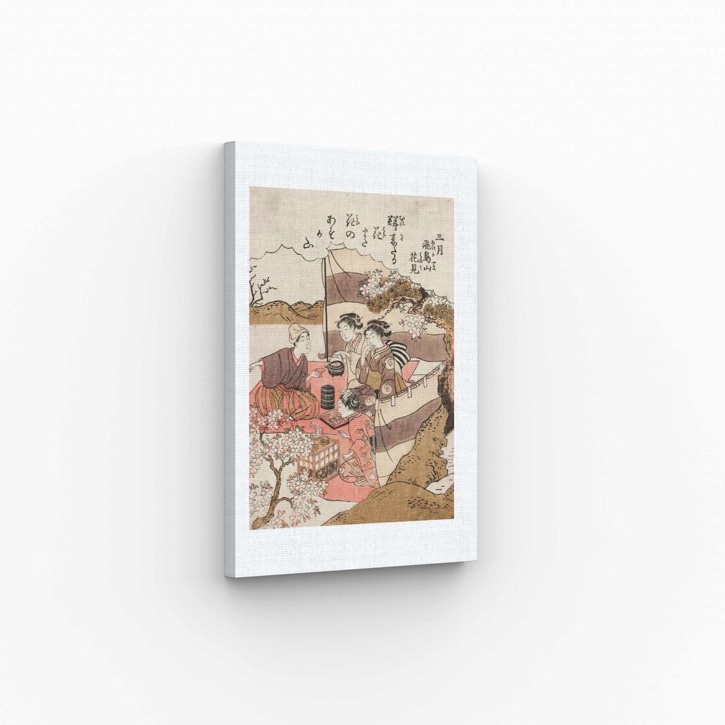 Blossom Viewing at Asuka Hill - Kitao Shigemasa 1776