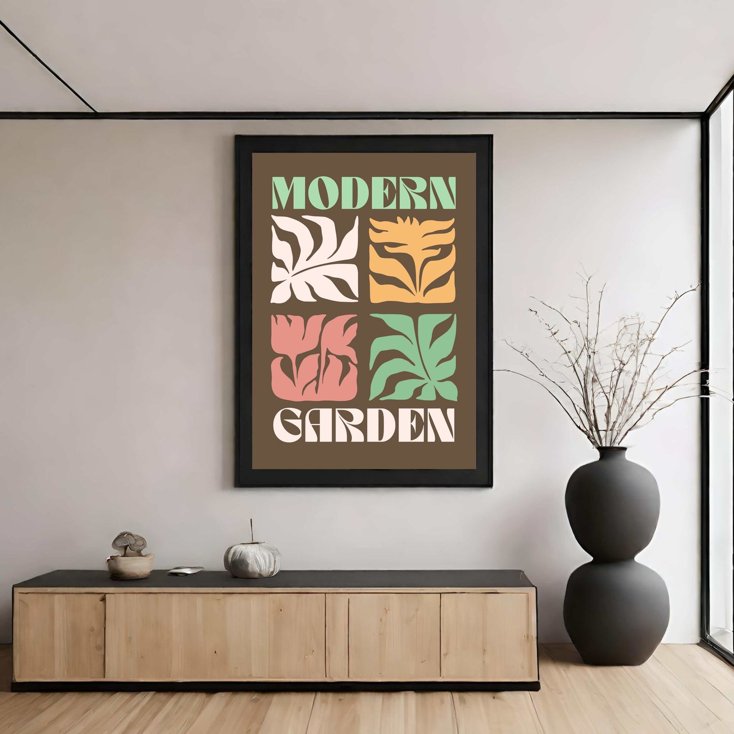 Modern Garden - Brown