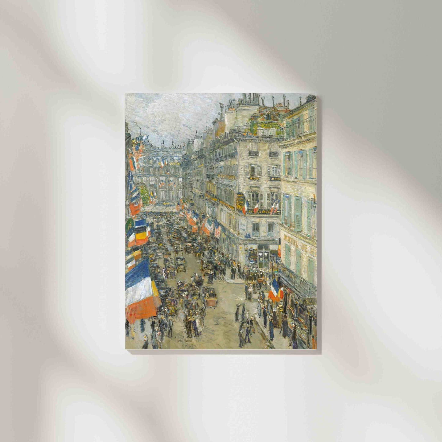 July Fourteenth, Rue Daunou, 1910 - Childe Hassam 1910