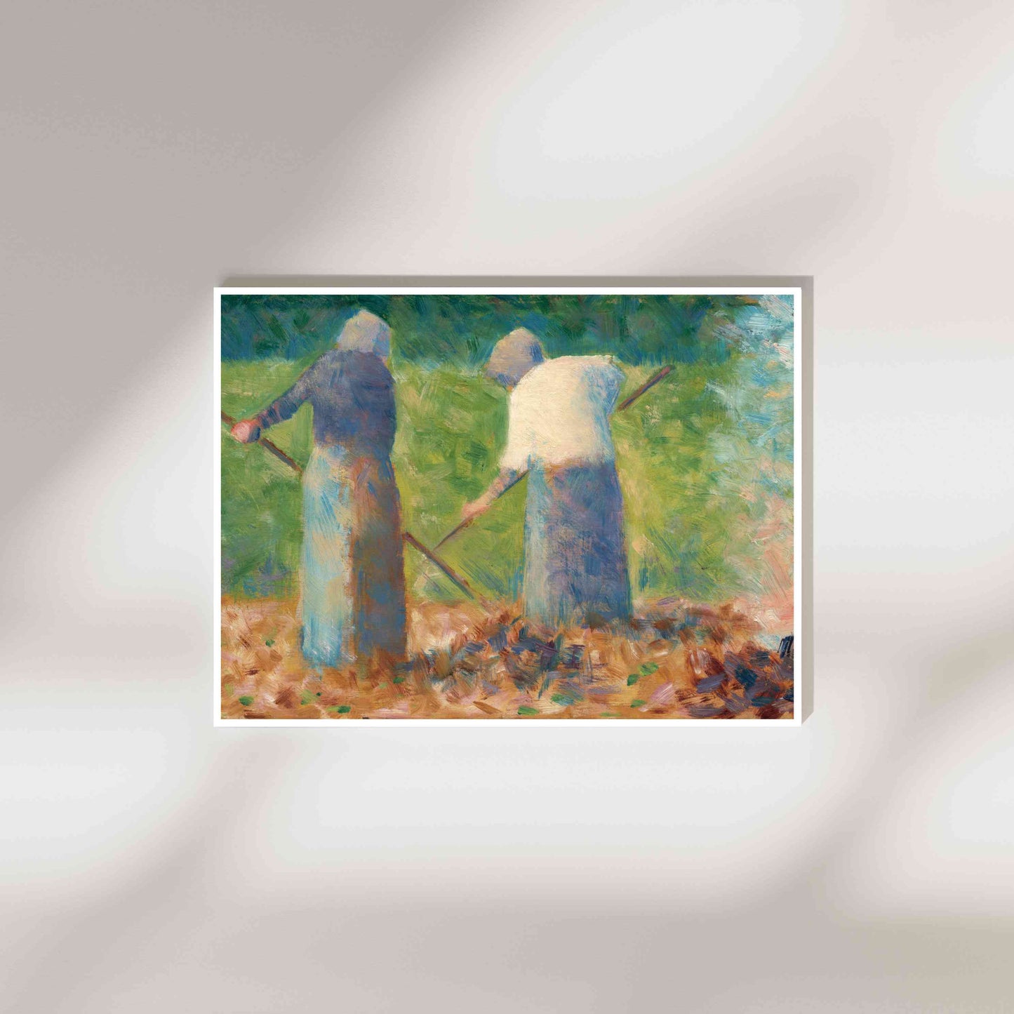 Haymakers at Montfermeil - Georges Seurat c. 1882