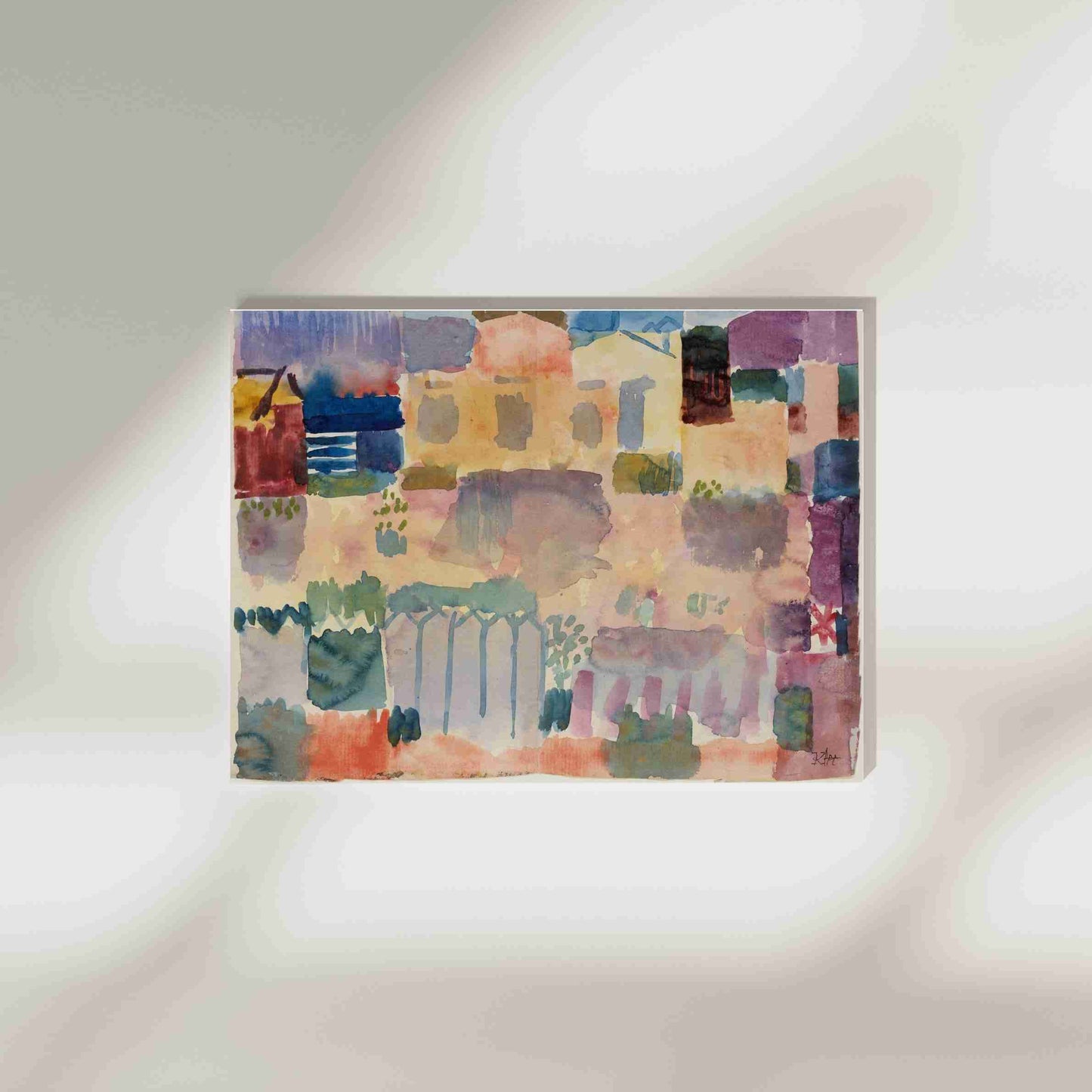 Garden in St. Germain, The European Quarter Near Tunis - Paul Klee 1914