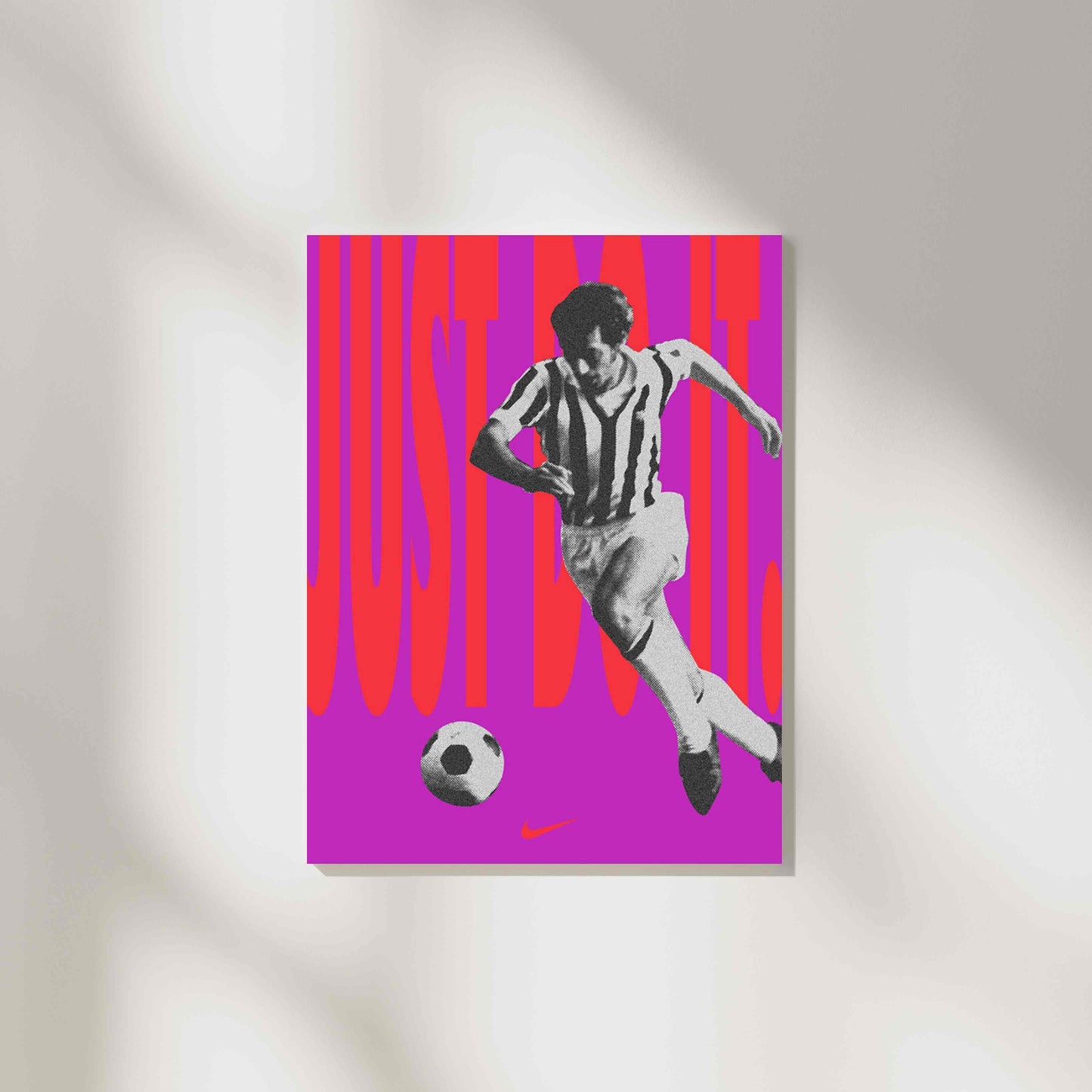 Football Nike Exhibition Poster - Just Do It