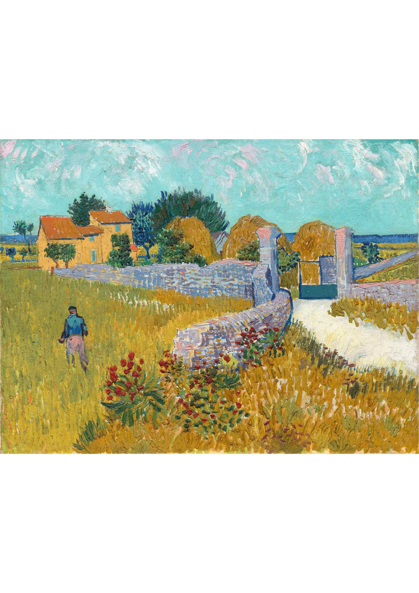 Farmhouse in Provence - Vincent van Gogh 1888