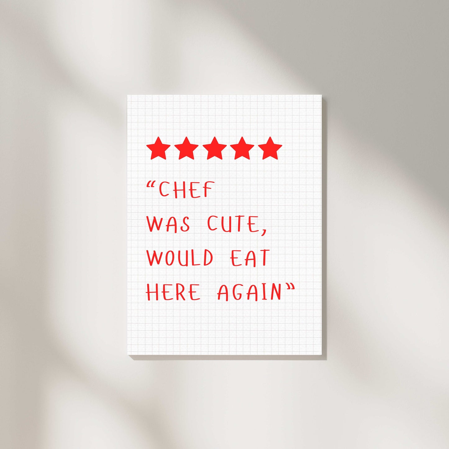 Chef Was Cute - Red