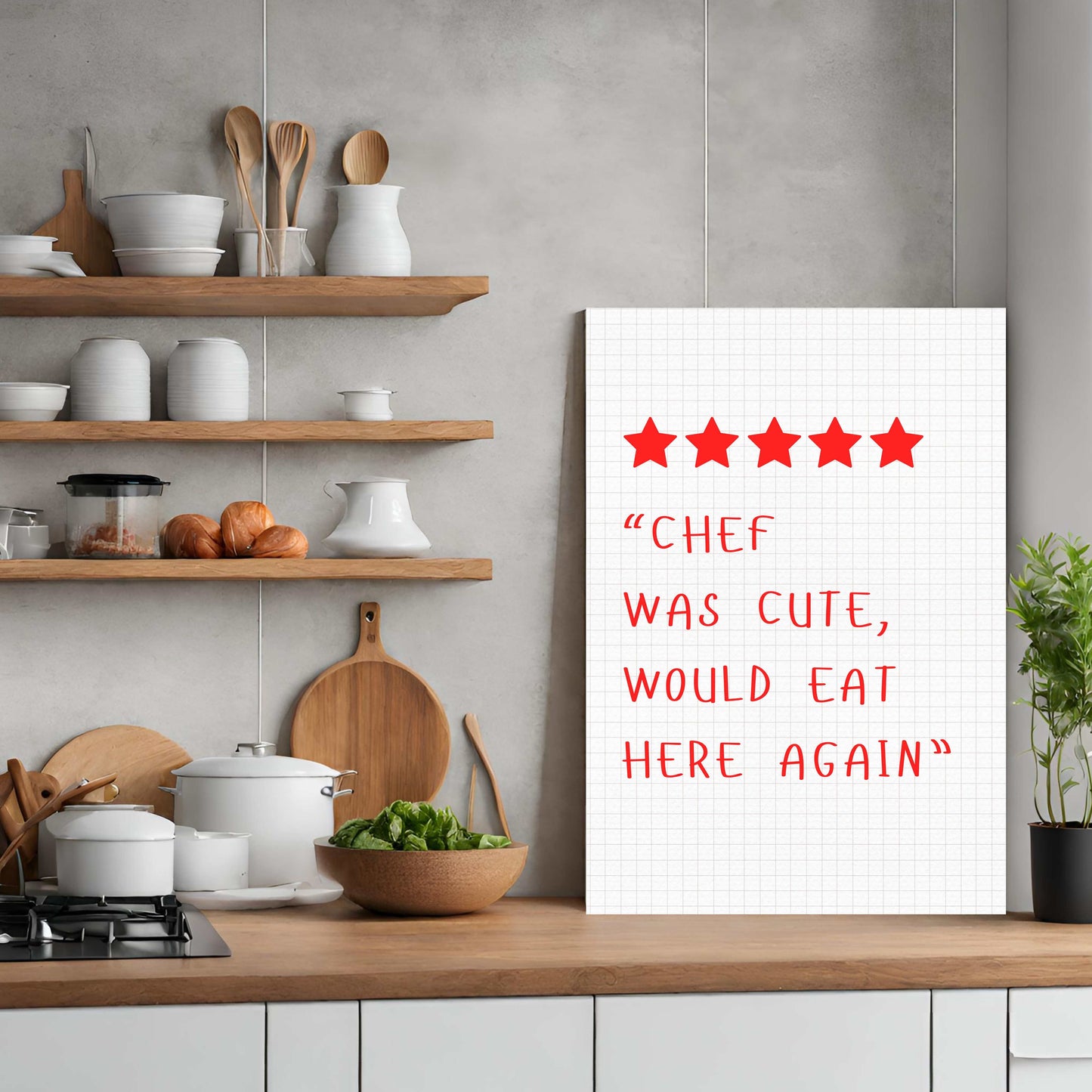 Chef Was Cute - Red