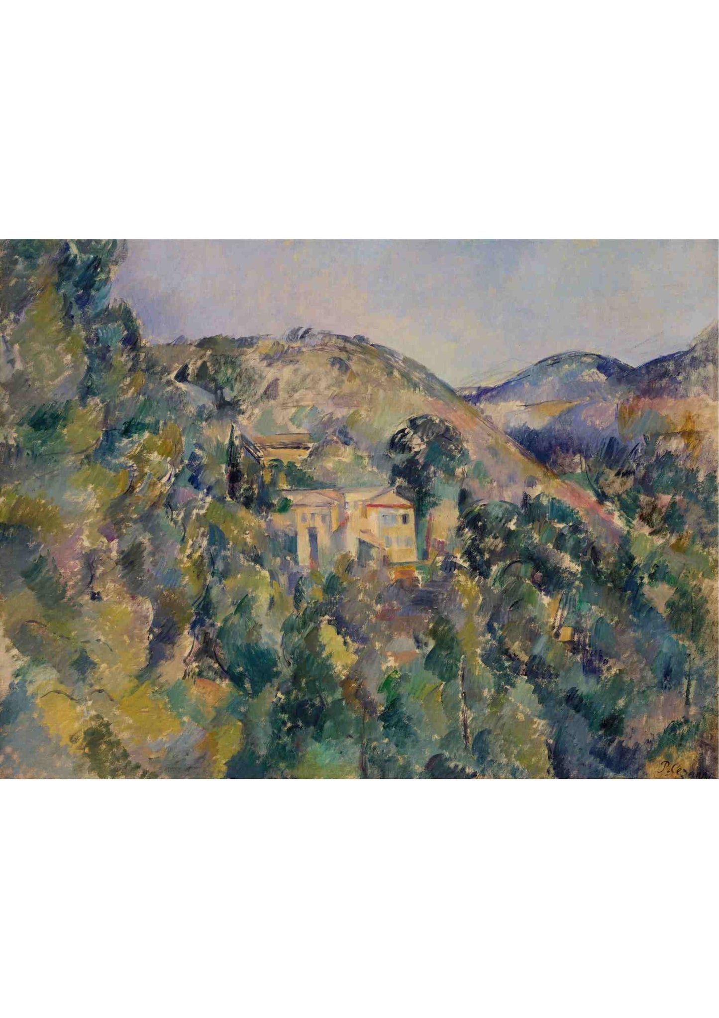 View of the Domaine Saint-Joseph - Paul Cézanne late 1880s