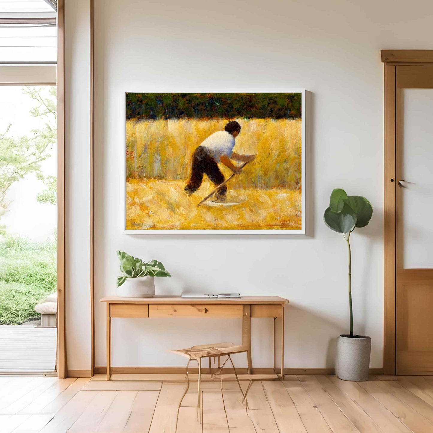The Mower - Georges Seurat 1881–82
