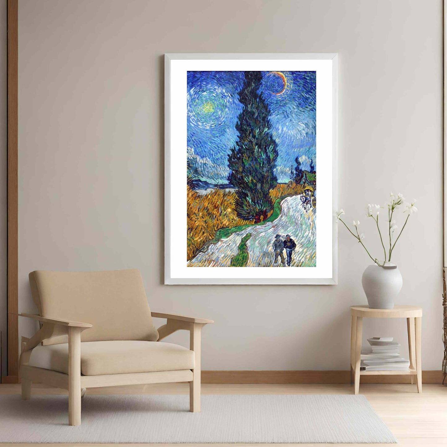 Road with Cypress and Star - Vincent van Gogh 1890