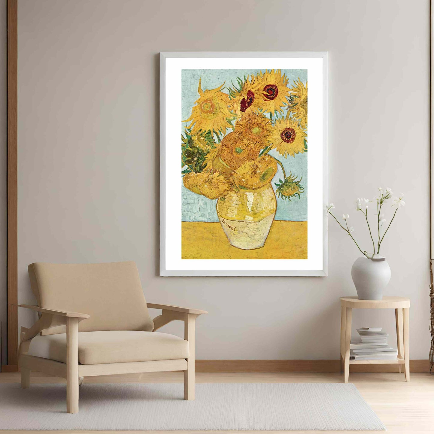 Vase with Twelve Sunflowers - Vincent van Gogh 1888