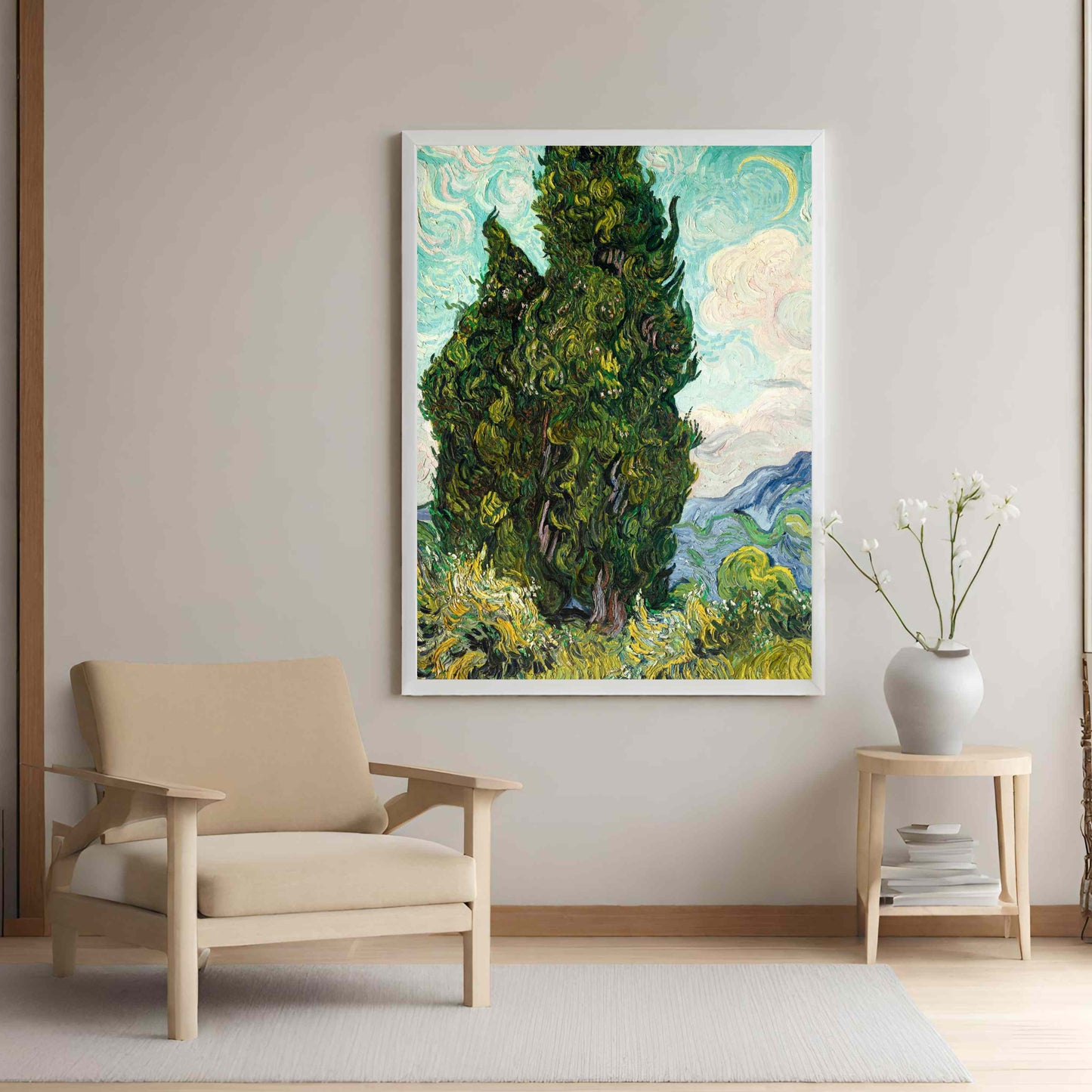 Cypresses - Vincent van Gogh 1889