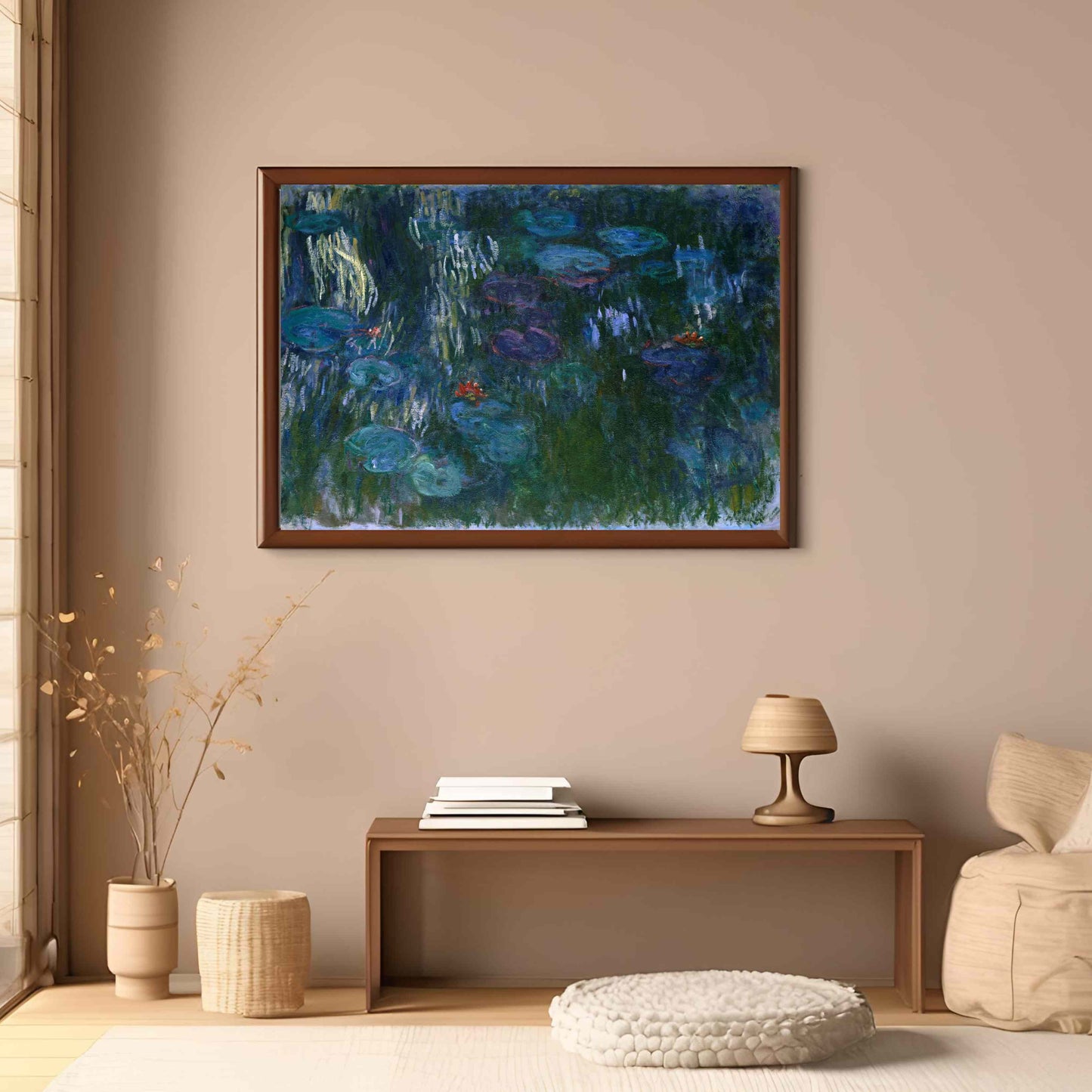 Water-Lilies, Reflection of a Weeping Willow - Claude Monet 1919