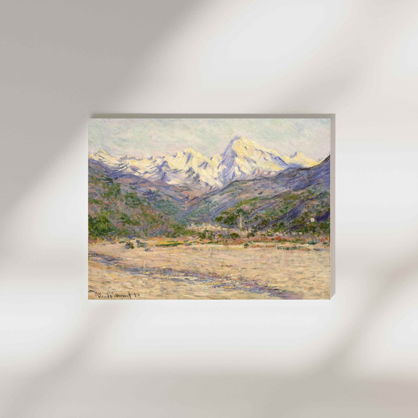 The Valley of the Nervia - Claude Monet 1884