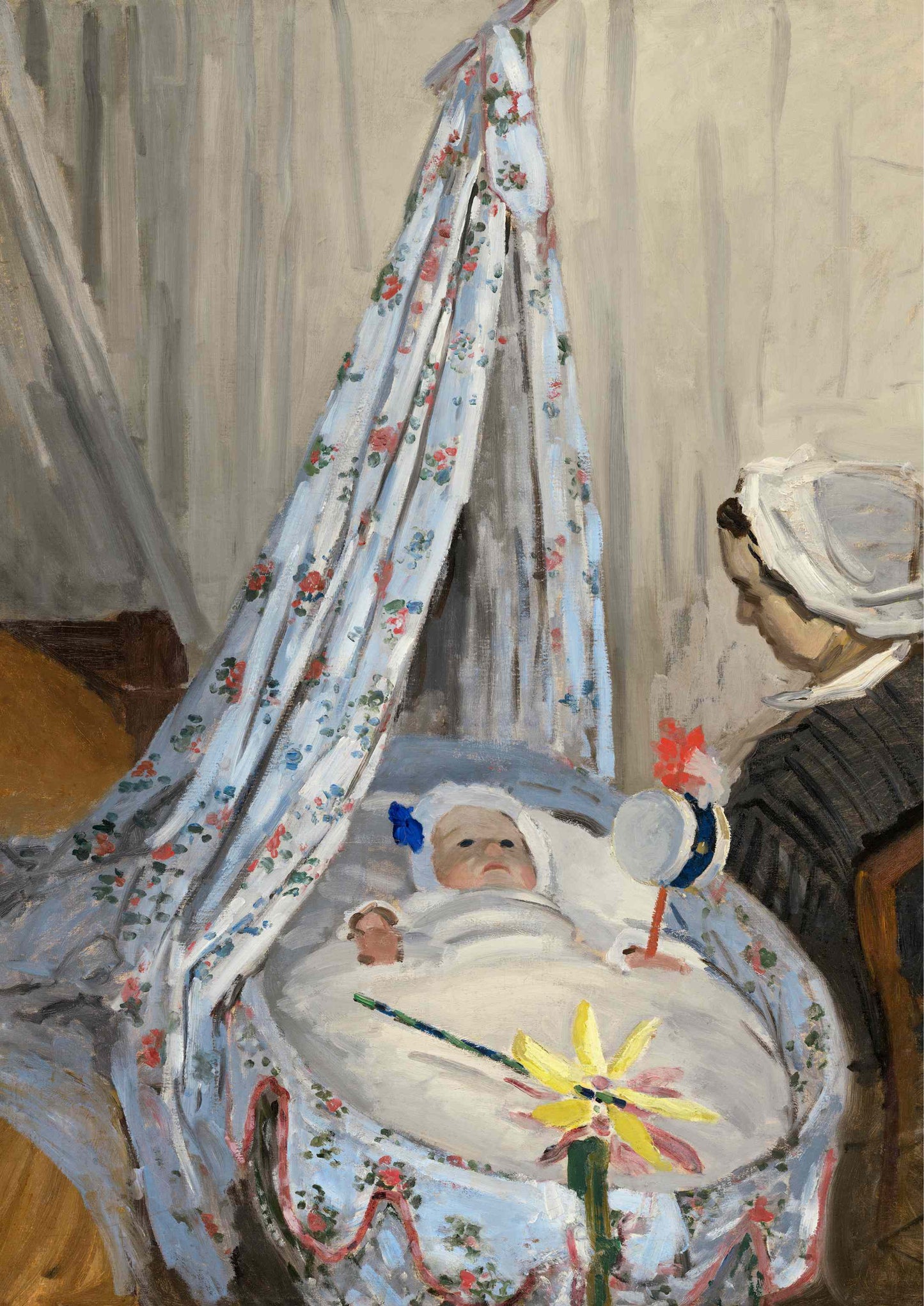 The Cradle - Camille with the Artist's Son Jean - Claude Monet 1867
