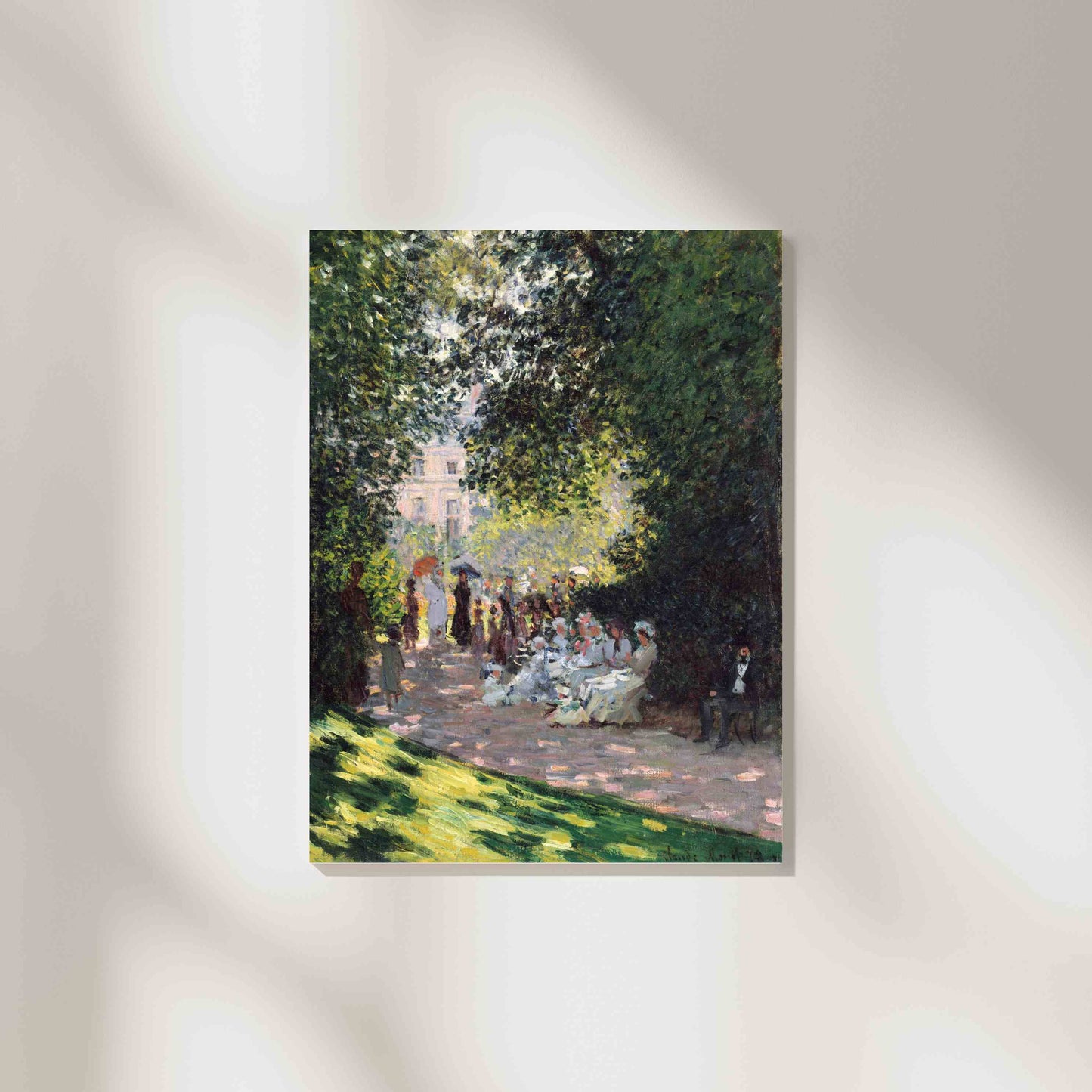 The Parc Monceau - Claude Monet 1878