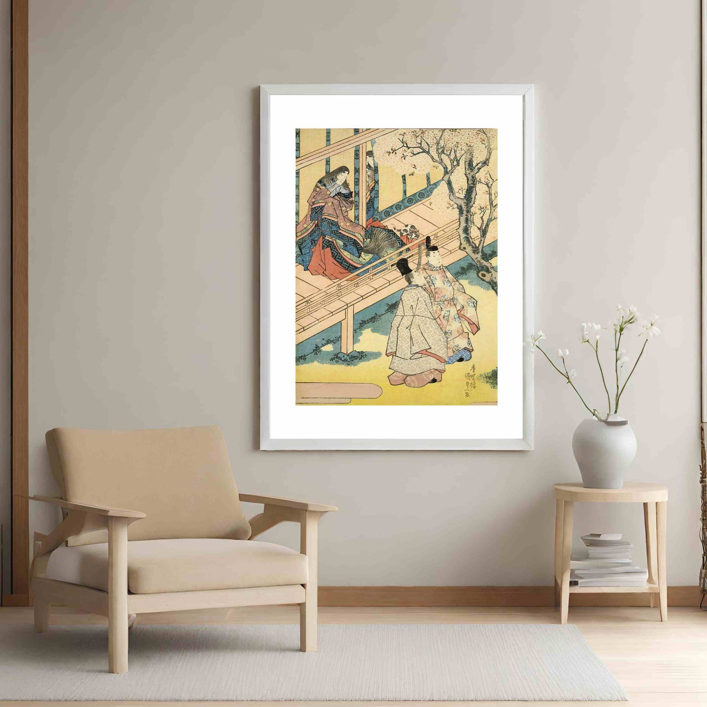 Kemari (Soccer Game) - Utagawa Kunisada