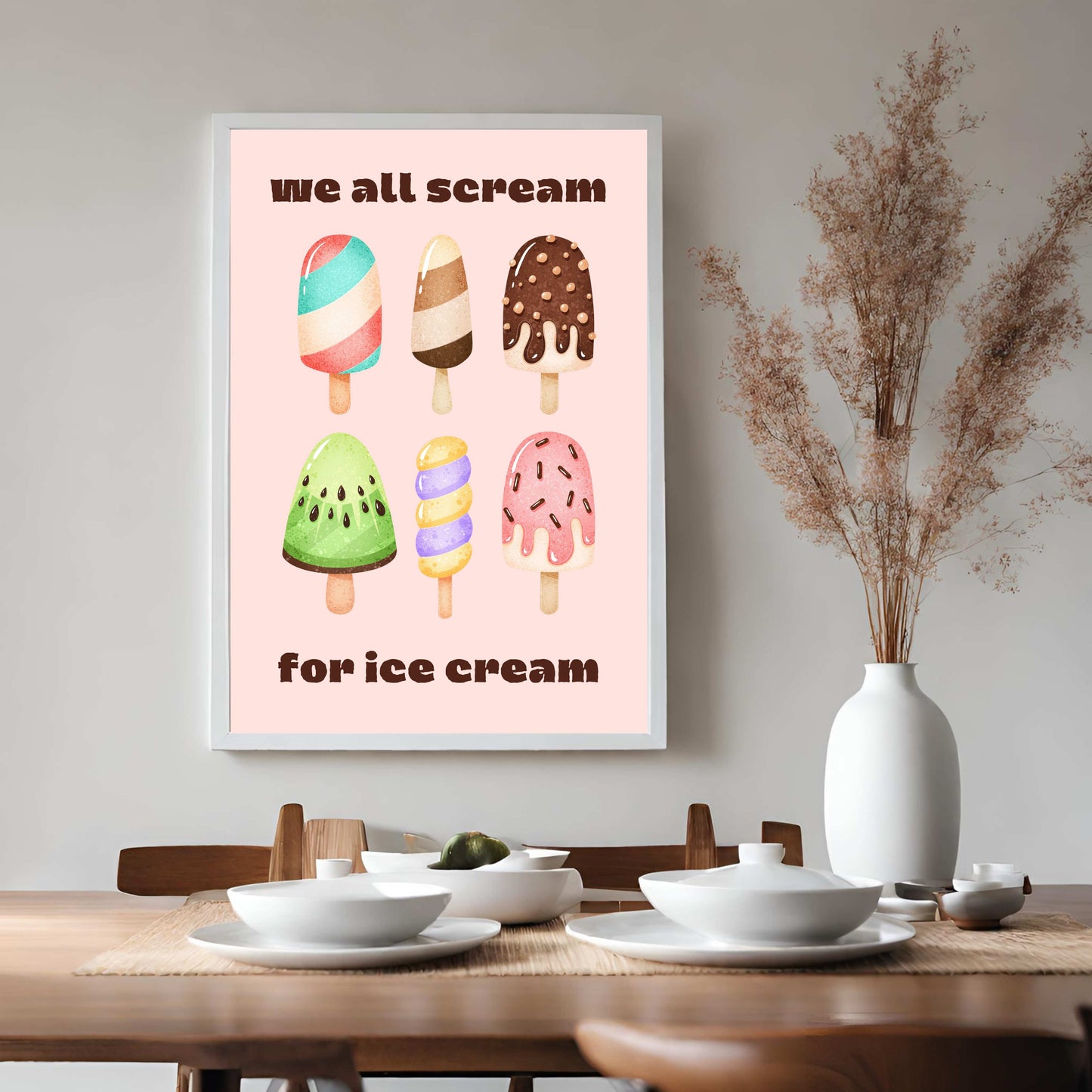 We All Scream For Ice Cream - Pink
