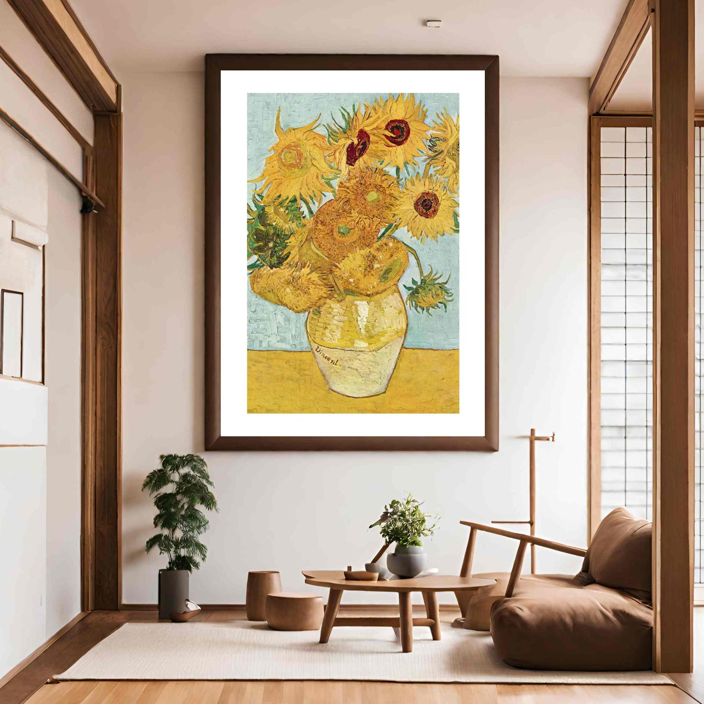 Vase with Twelve Sunflowers - Vincent van Gogh 1888