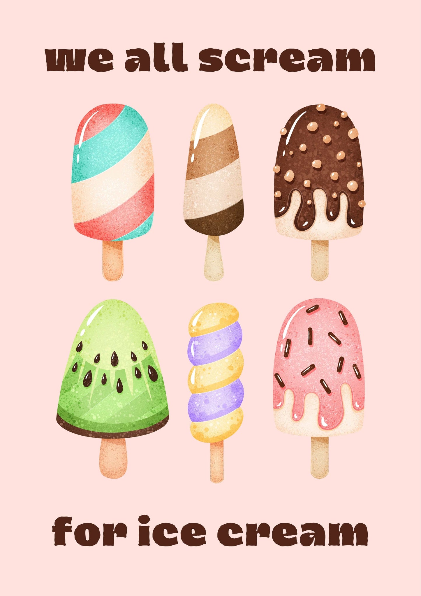 We All Scream For Ice Cream - Pink