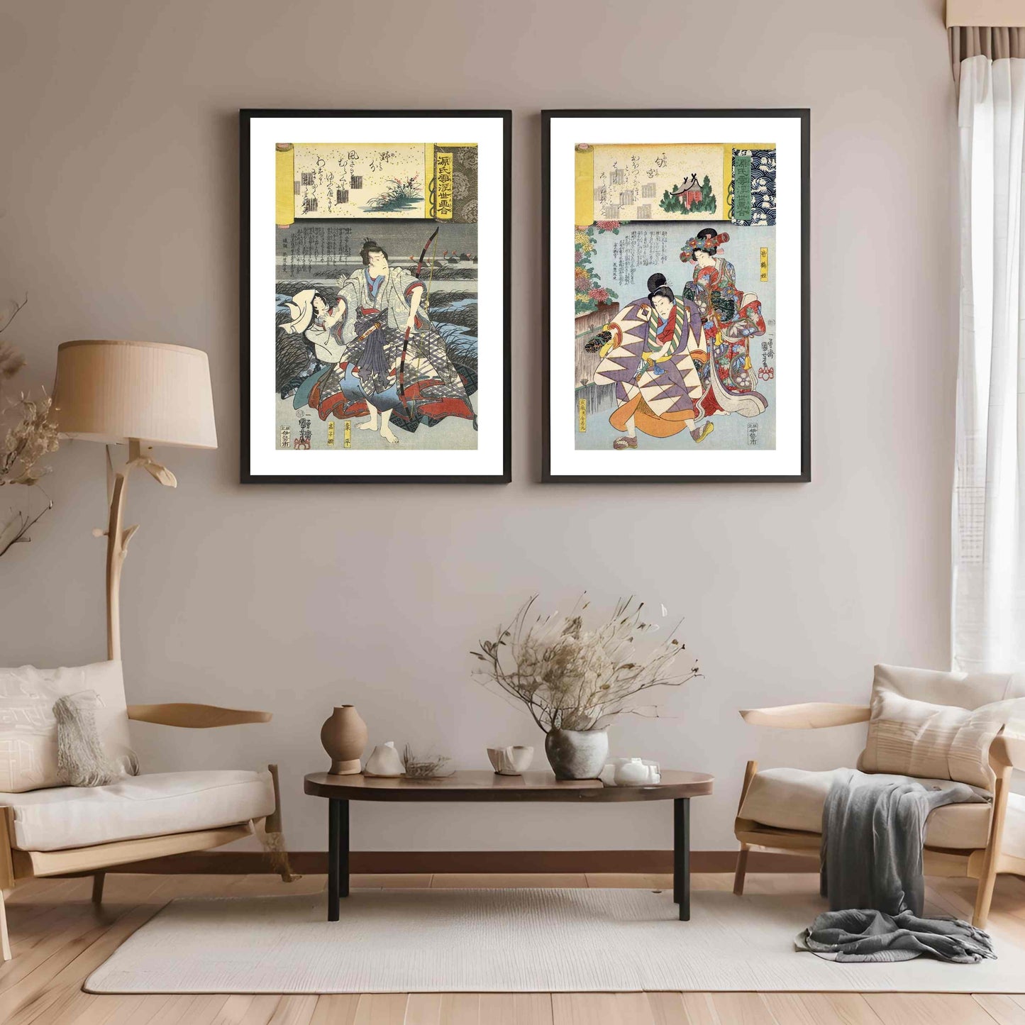 Japanese Art - Set of 2