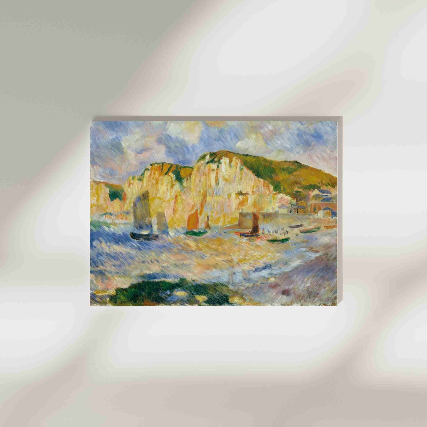 Sea and Cliffs - Auguste Renoir 1885