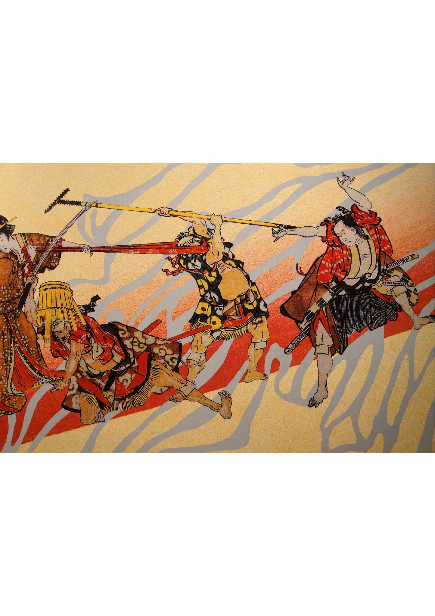 Traditional Japanese Samurai Painting