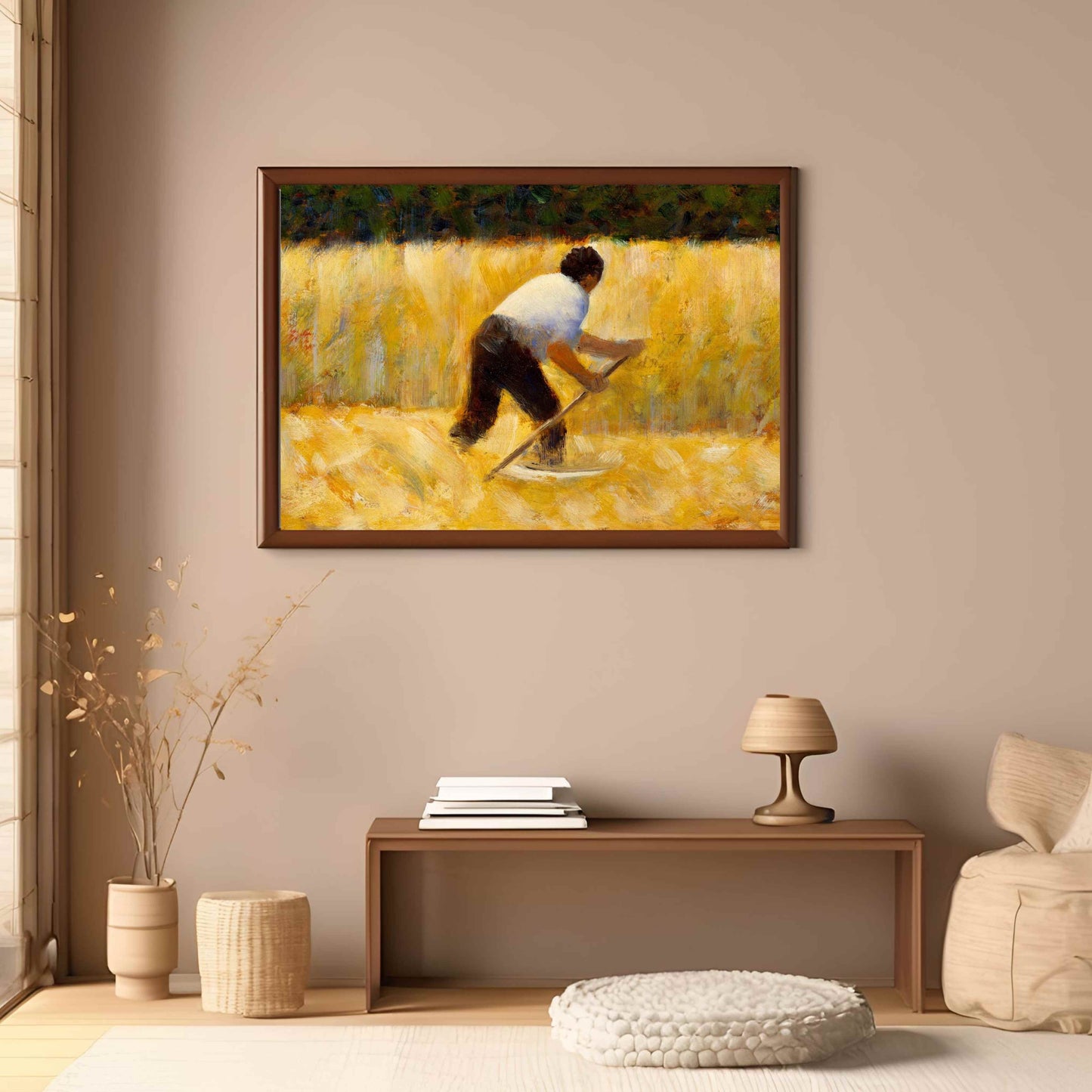 The Mower - Georges Seurat 1881–82