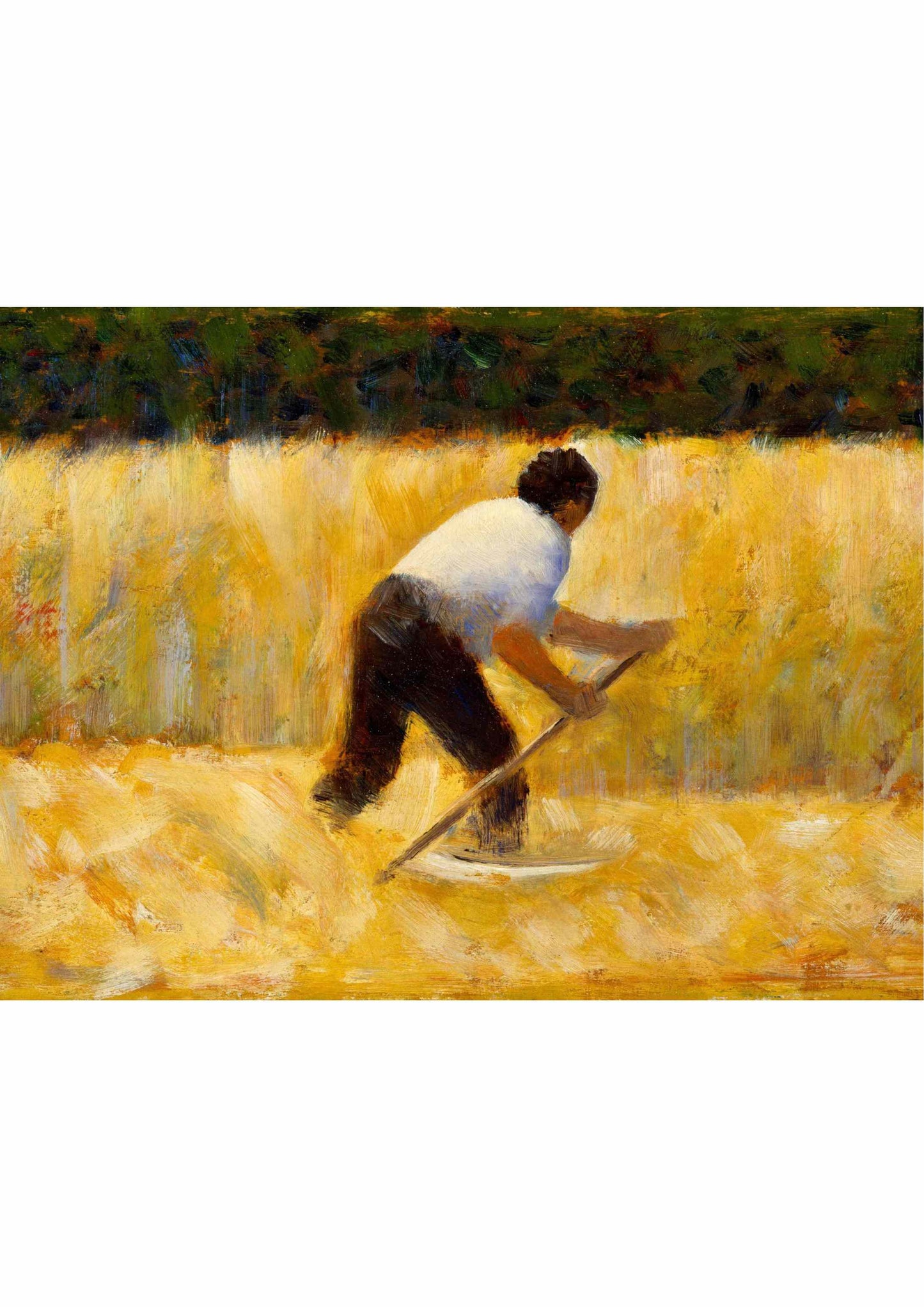 The Mower - Georges Seurat 1881–82