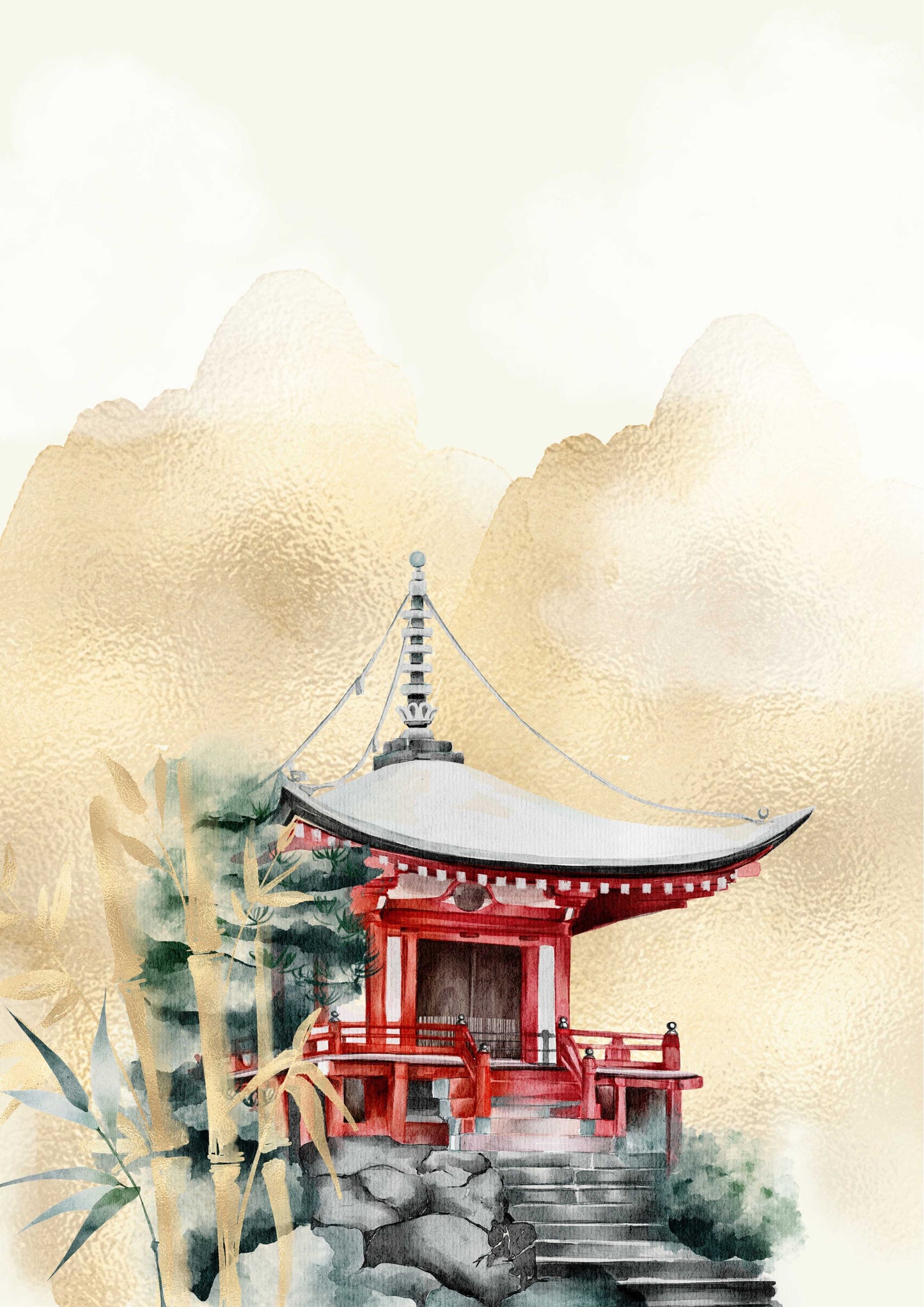 Sacred Serenity: Japanese Temple
