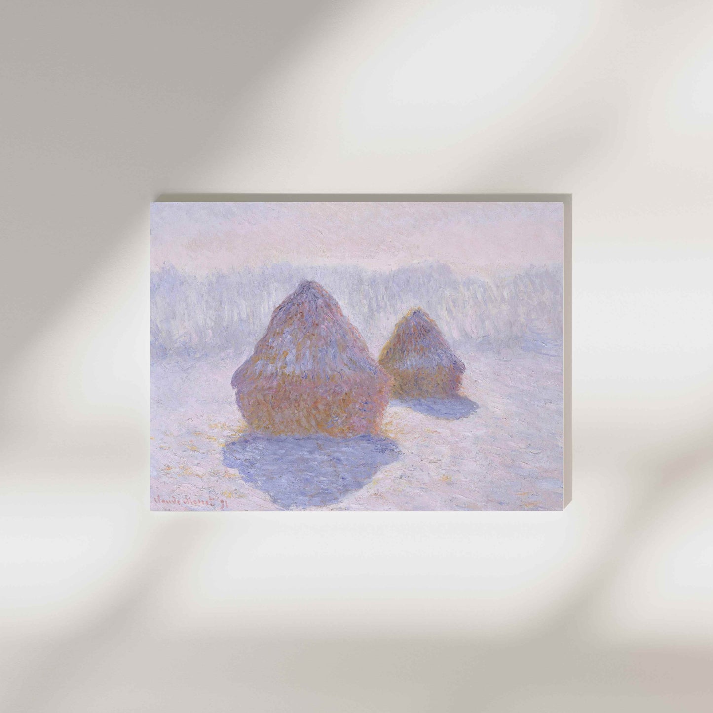 Haystacks (Effect of Snow and Sun) - Claude Monet 1891