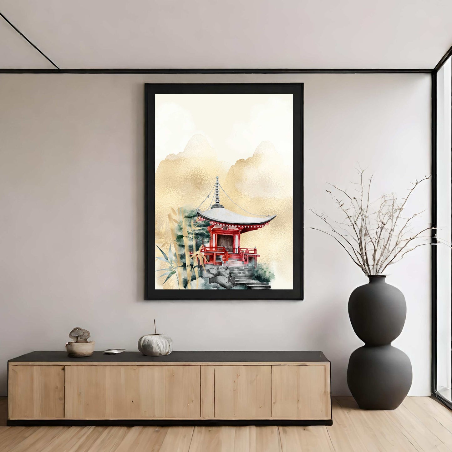 Sacred Serenity: Japanese Temple