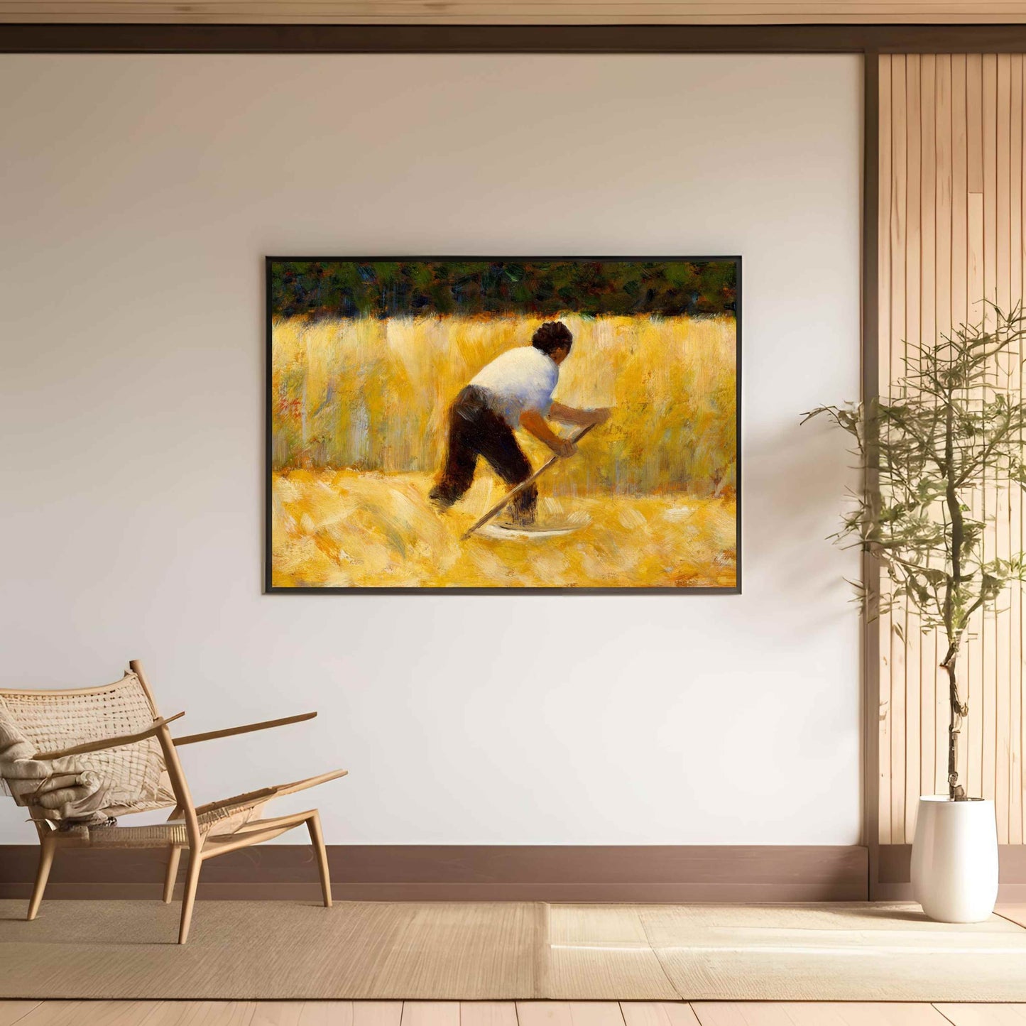The Mower - Georges Seurat 1881–82