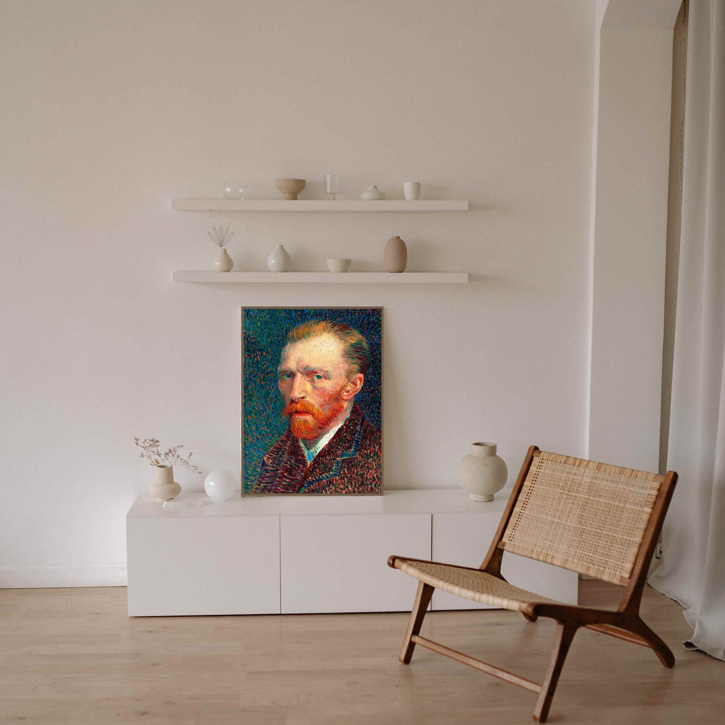 Van Gogh Self Portrait - Vincent van Gogh 1887