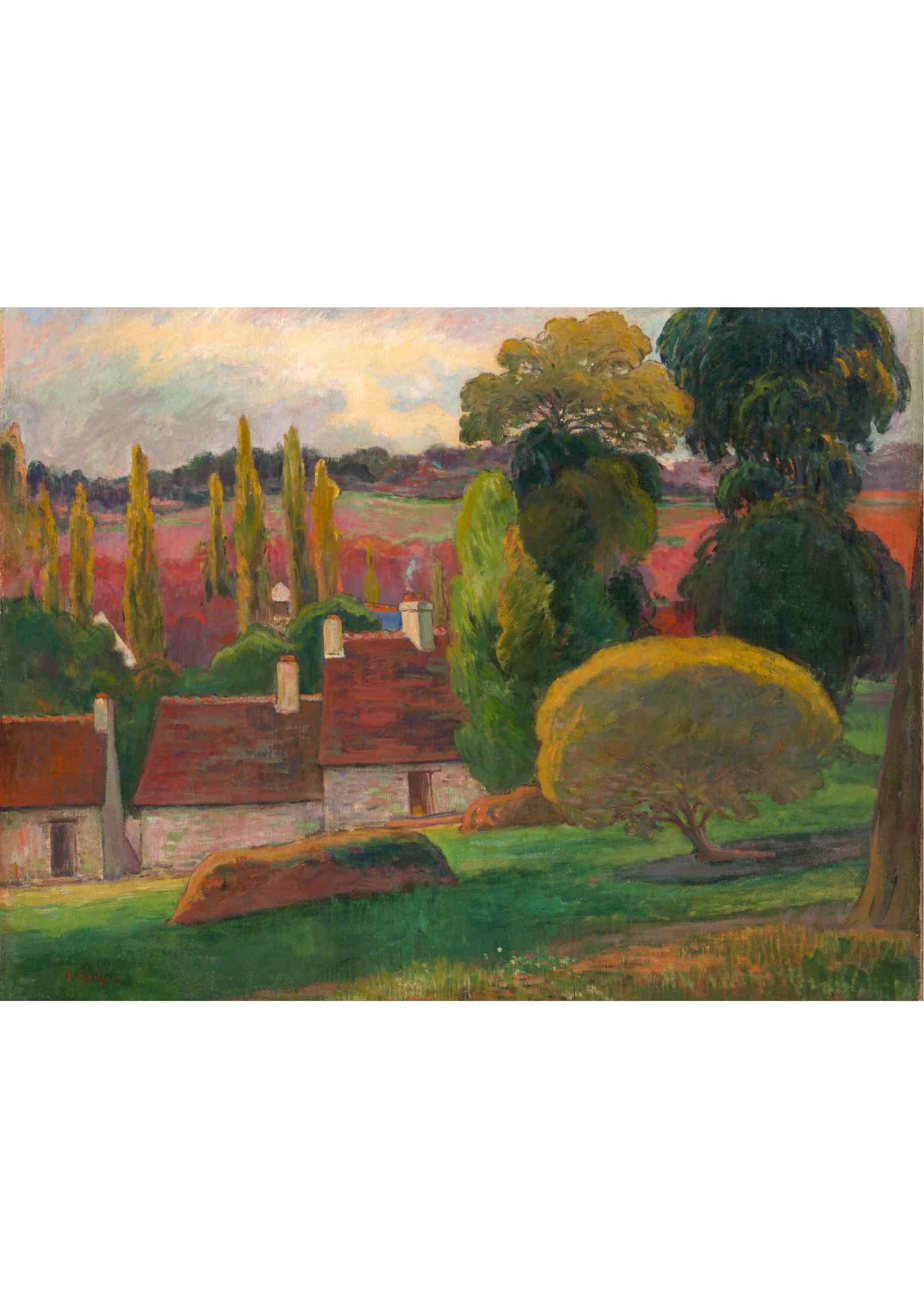 A Farm in Brittany - Paul Gauguin ca. 1894