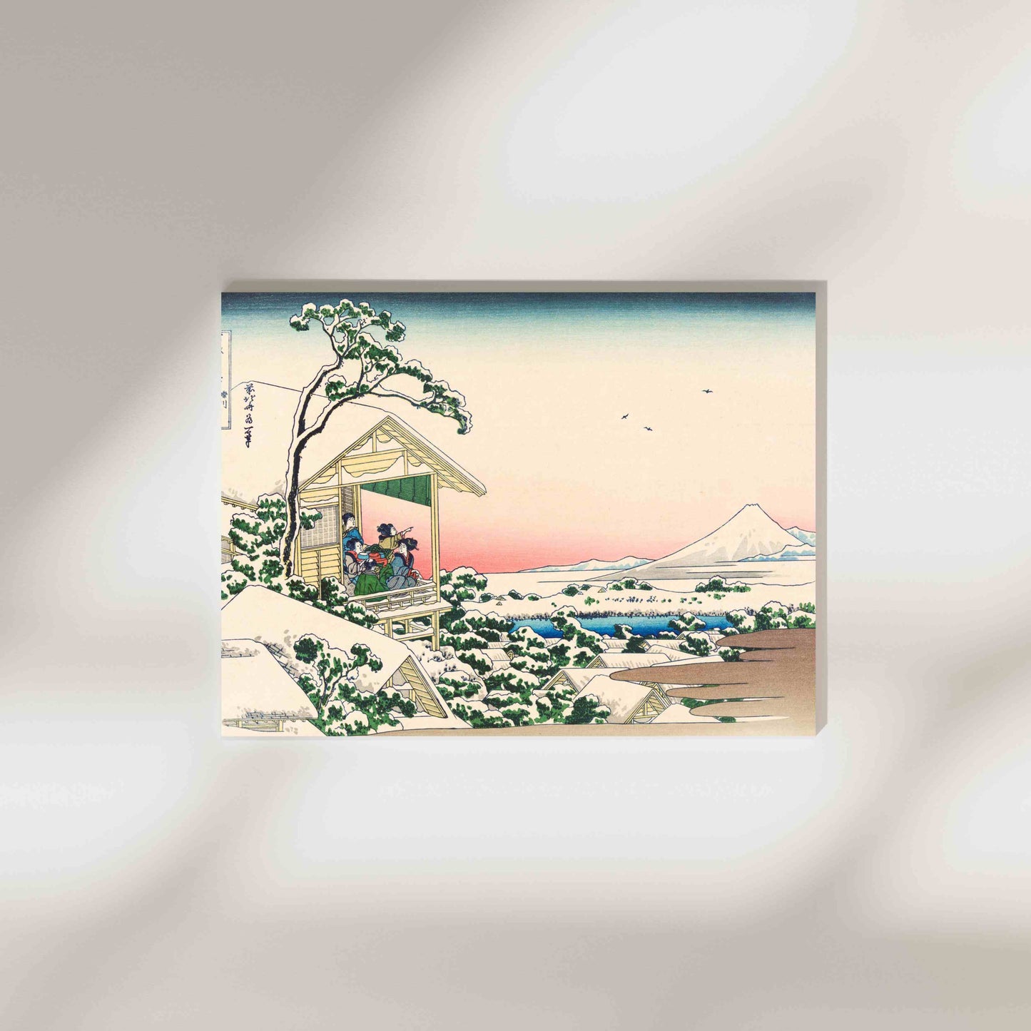 Morning after the Snow at Koishikawa in Edo - Katsushika Hokusai ca. 1830–32
