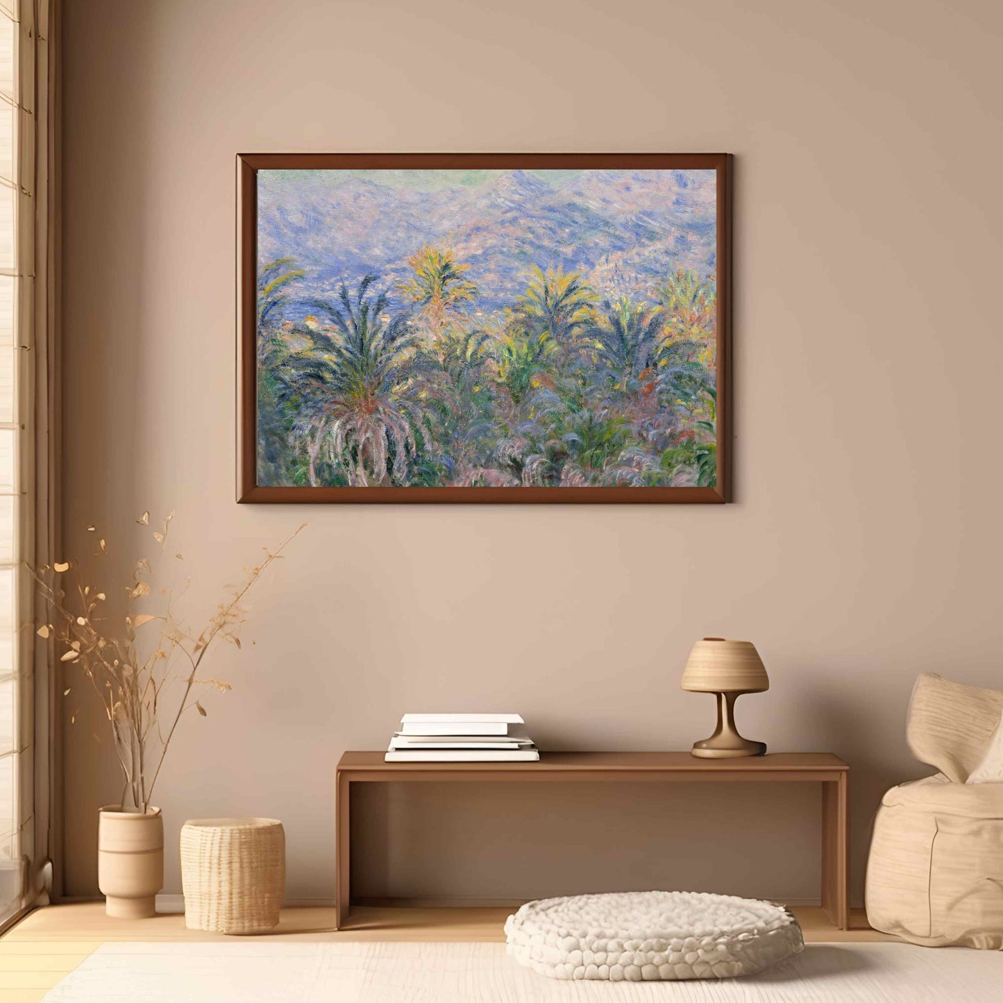Palm Trees at Bordighera - Claude Monet 1884