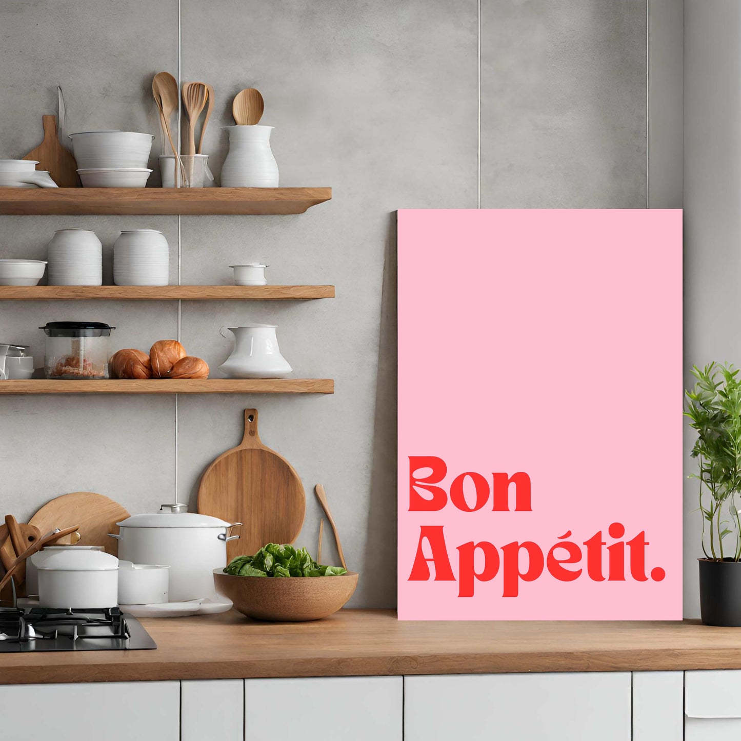 Bon Appetit - Pink/Red