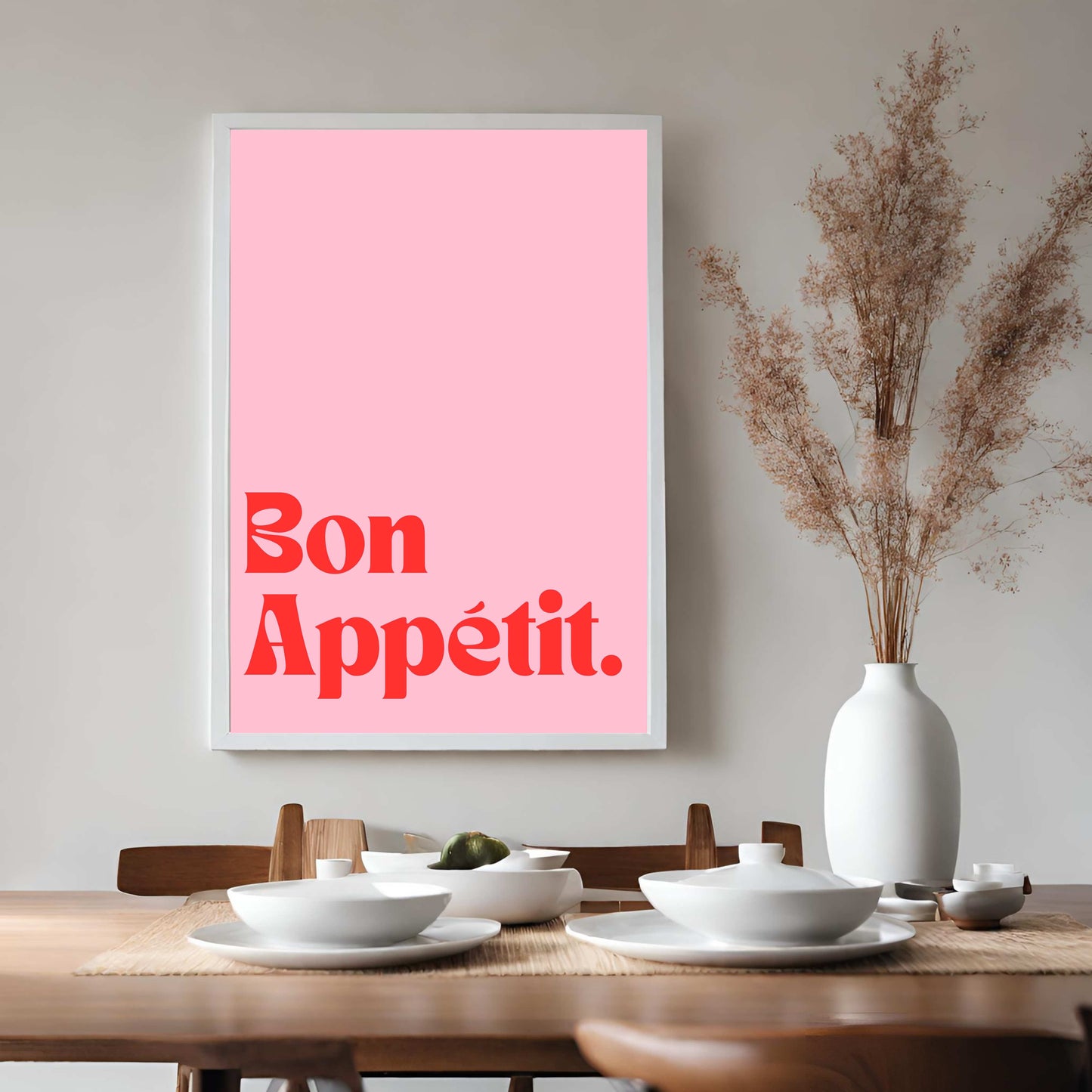 Bon Appetit - Pink/Red