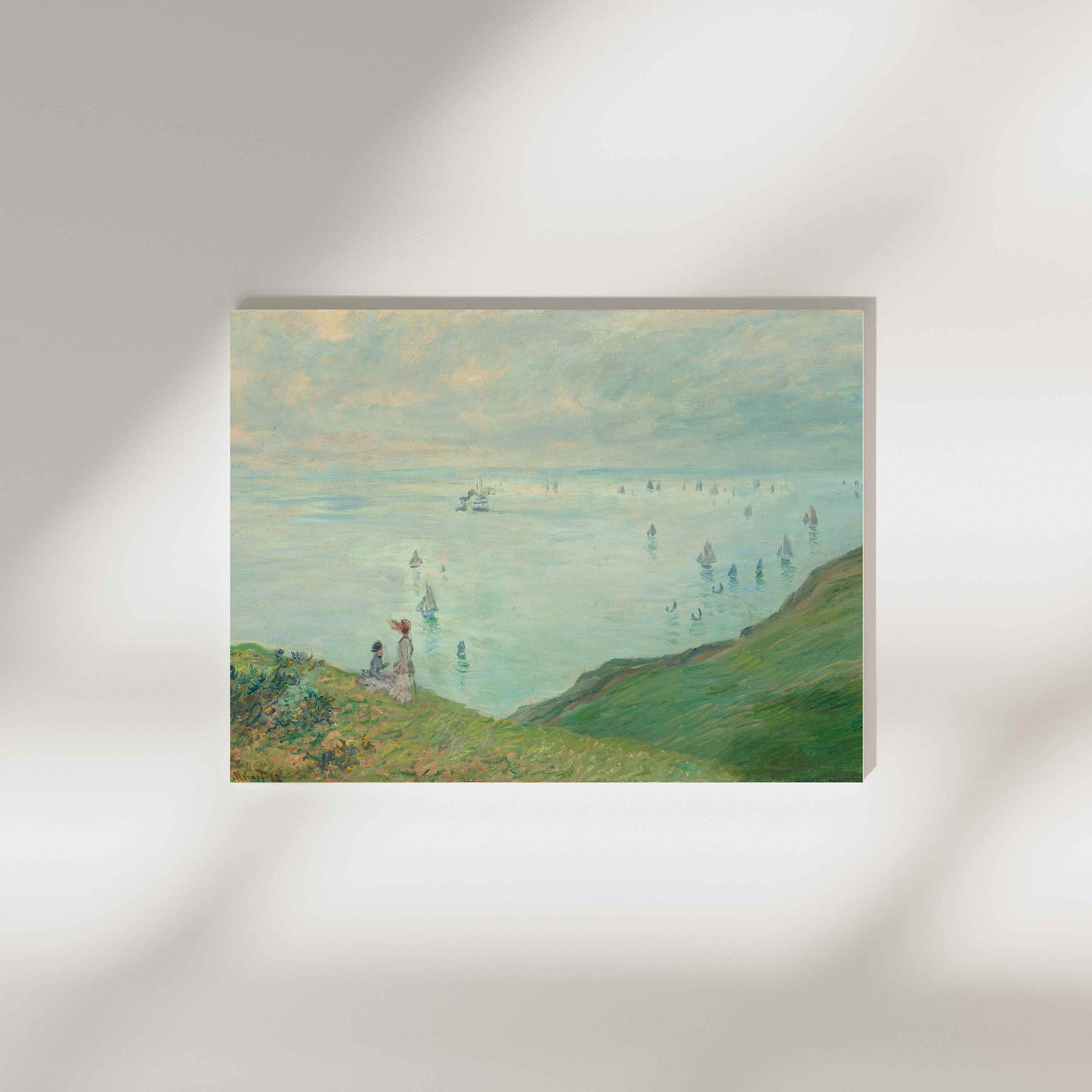 Cliffs at Pourville - Claude Monet 1882