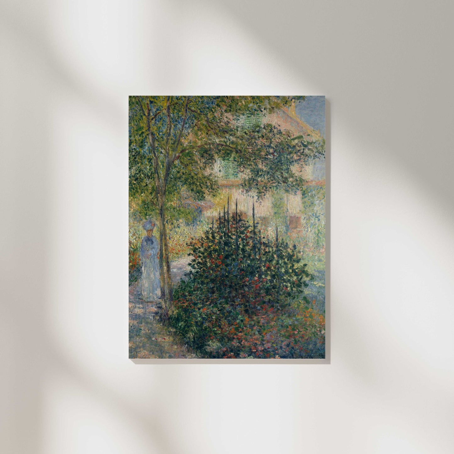 Camille Monet (1847–1879) in the Garden at Argenteuil - Claude Monet 1876