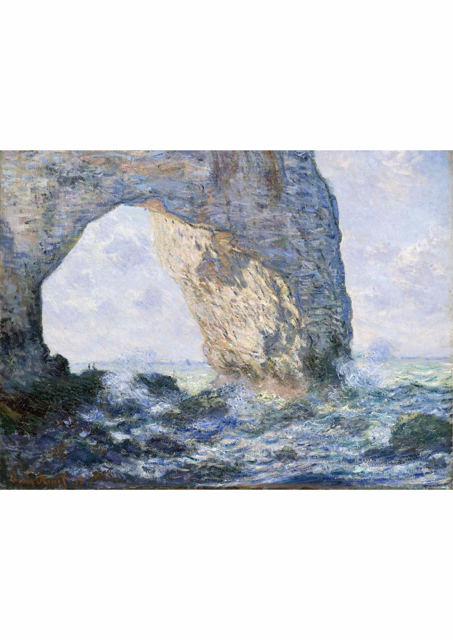 The Manneporte (Etretat) - Claude Monet 1883